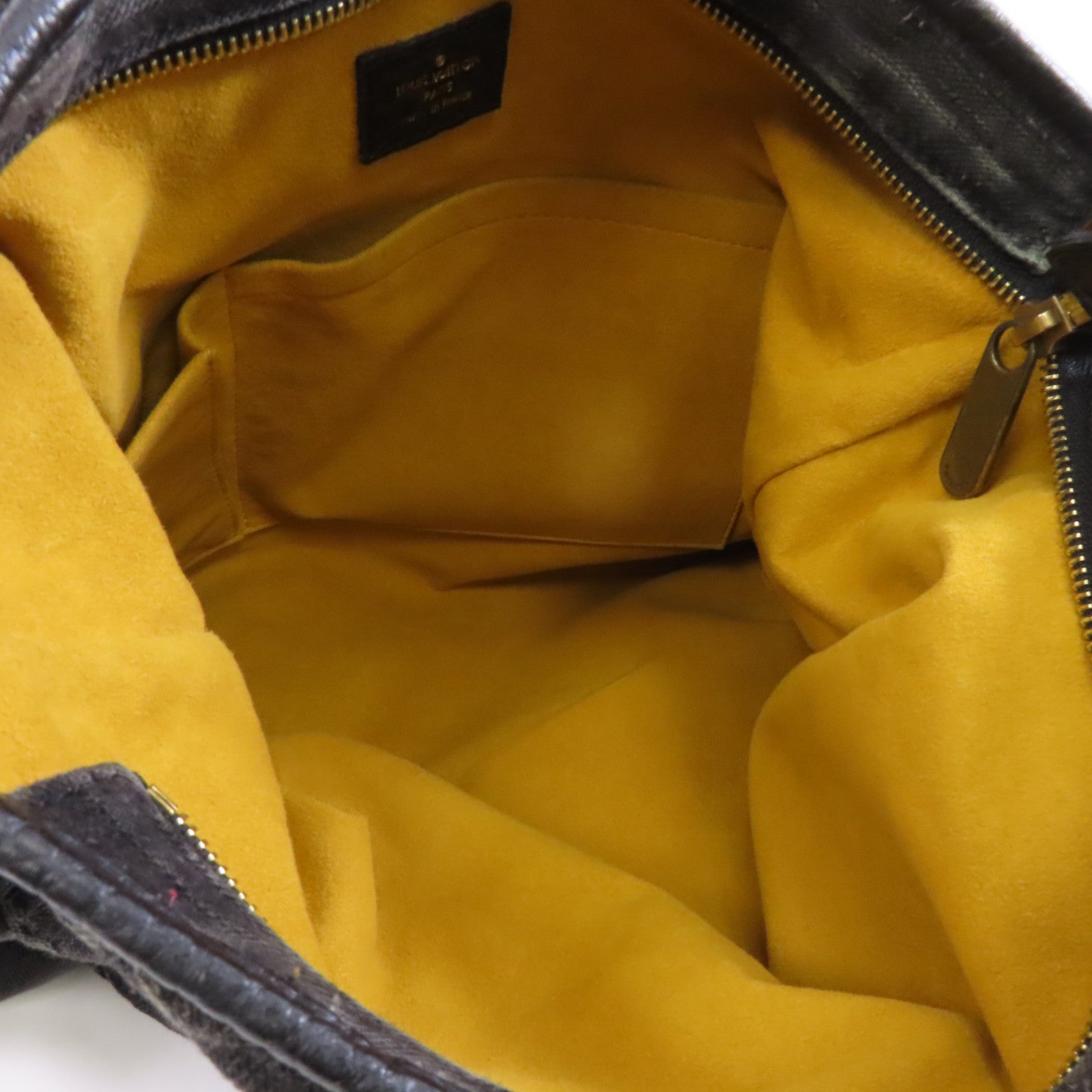 LOUIS VUITTON Monogram Denim Neo Cabby MM金扣手挽肩背兩用袋黑色