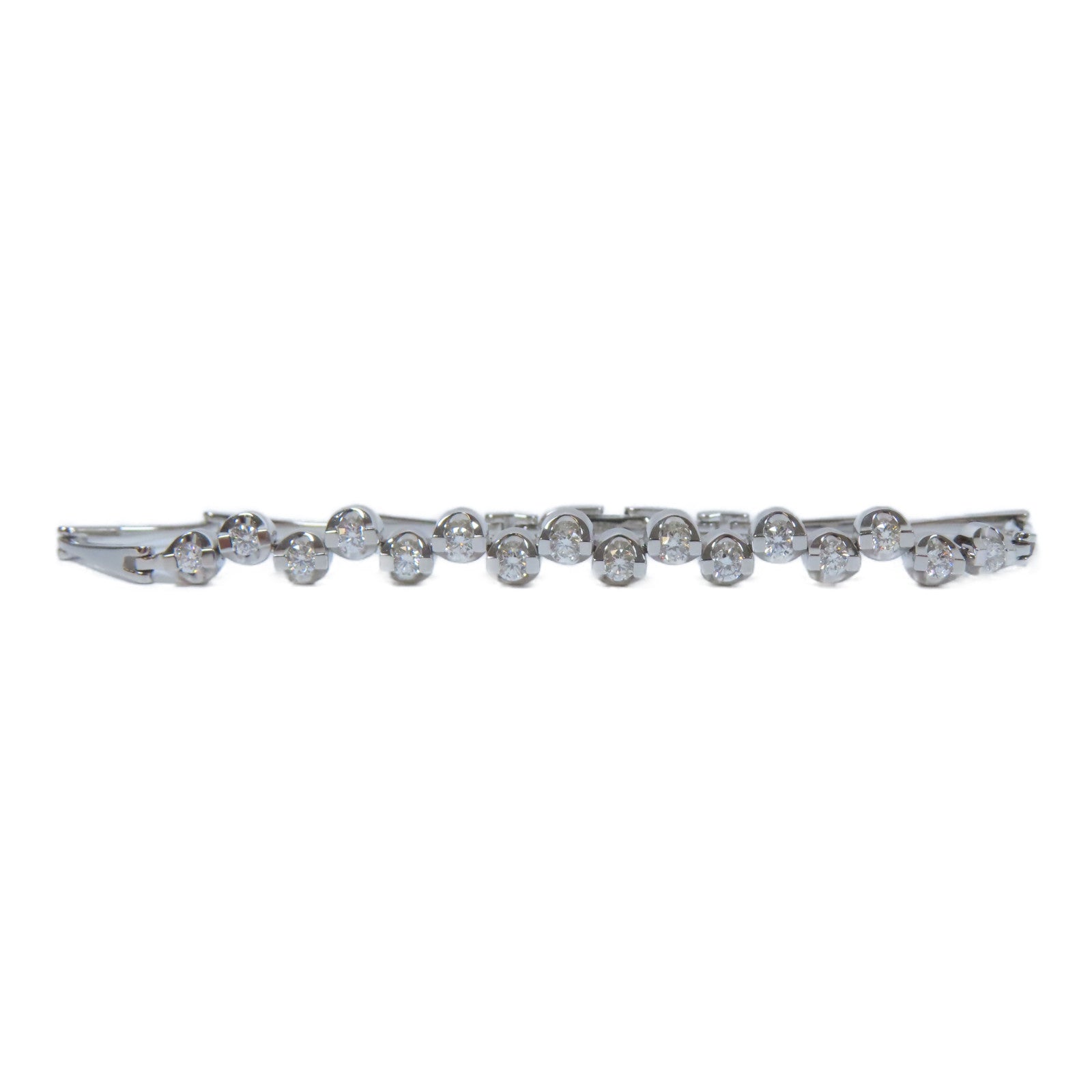 JEWELRY 【激減優惠】18K白金Diamond Bracelet鑽石手鏈