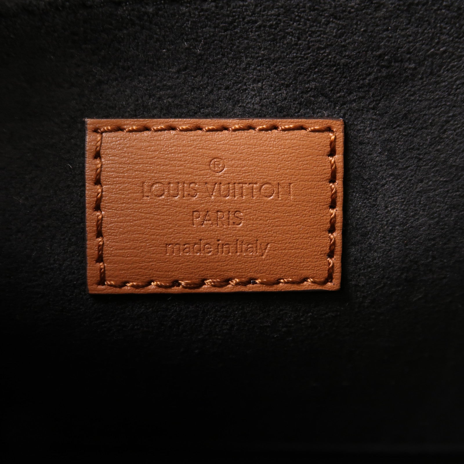 LOUIS VUITTON Monogram Reverse Dauphine MM金扣手挽肩背兩用袋棕色