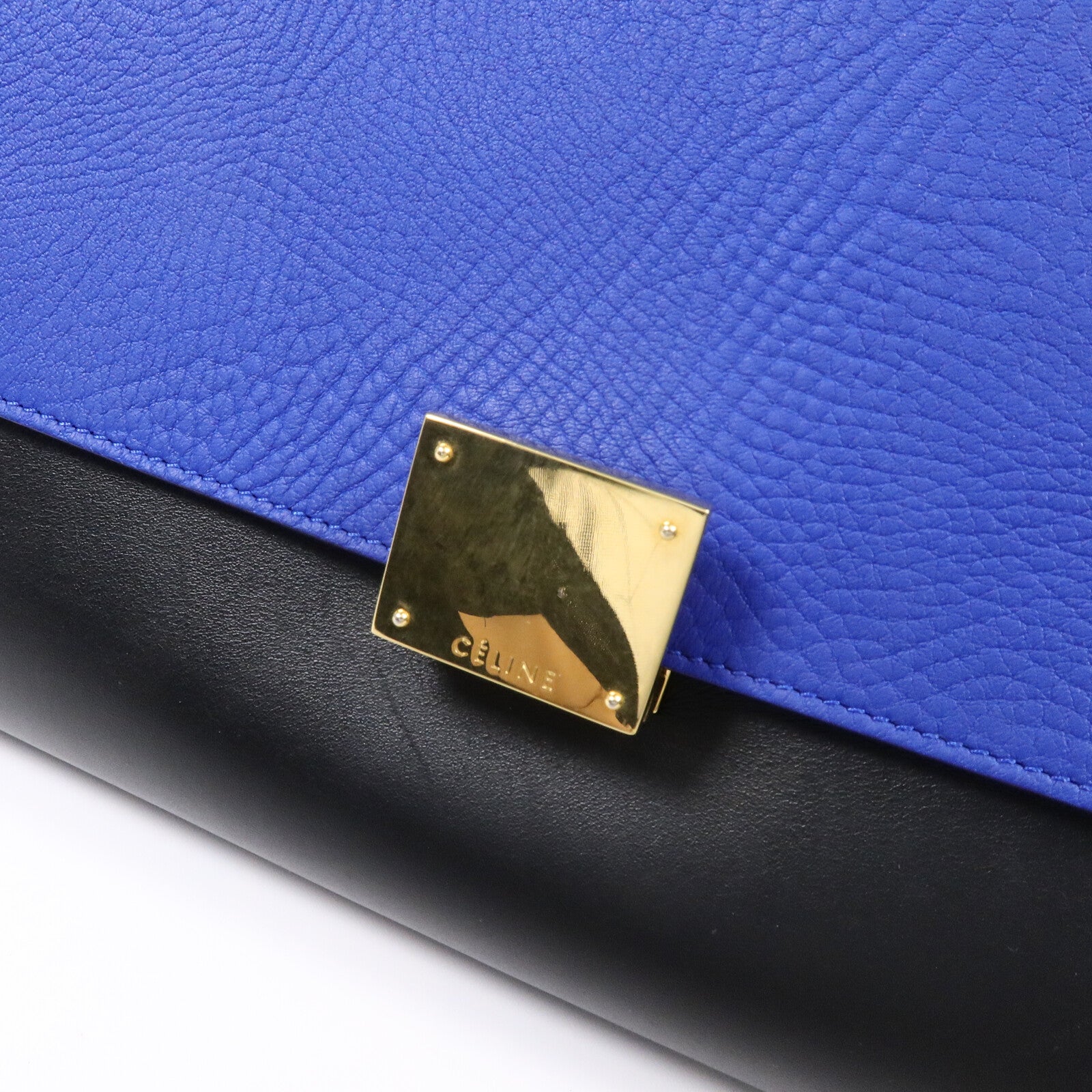 CELINE 牛皮皮革Trapeze Small手挽肩背兩用袋