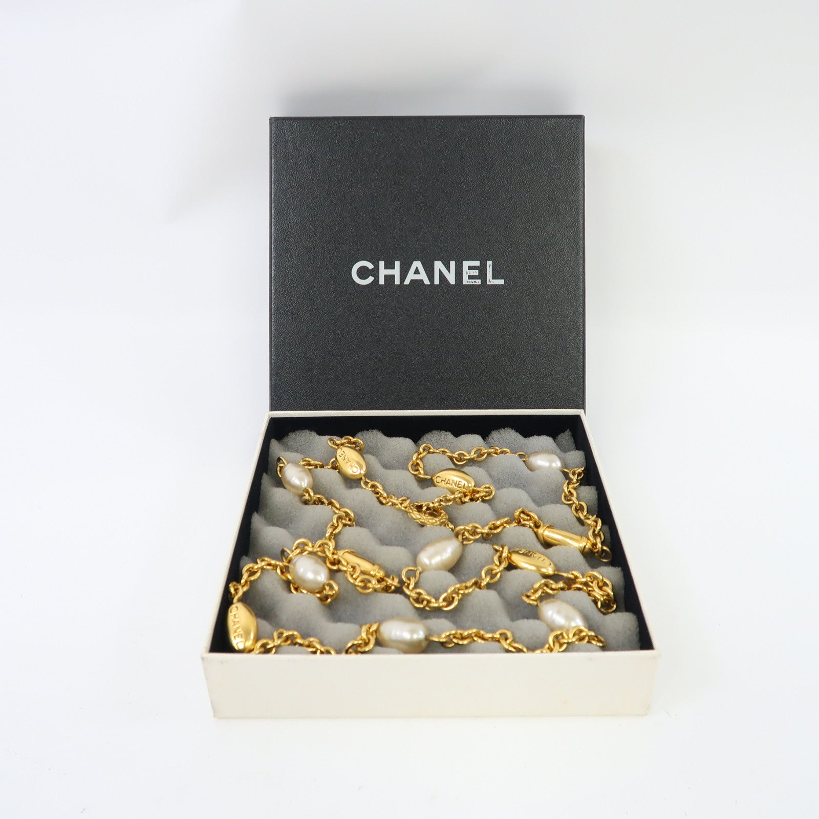 CHANEL 金屬Necklace項鏈金色