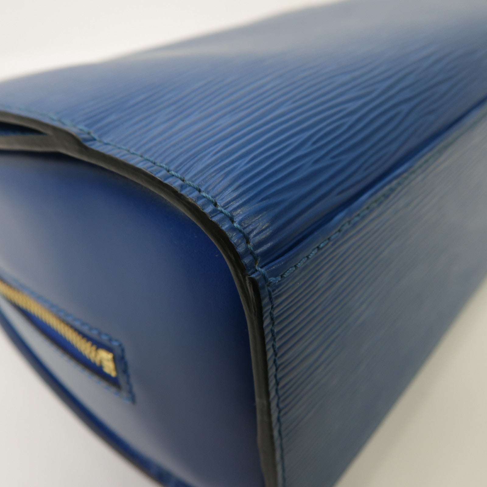 LOUIS VUITTON Epi Pont Neuf金扣手挽袋藍色