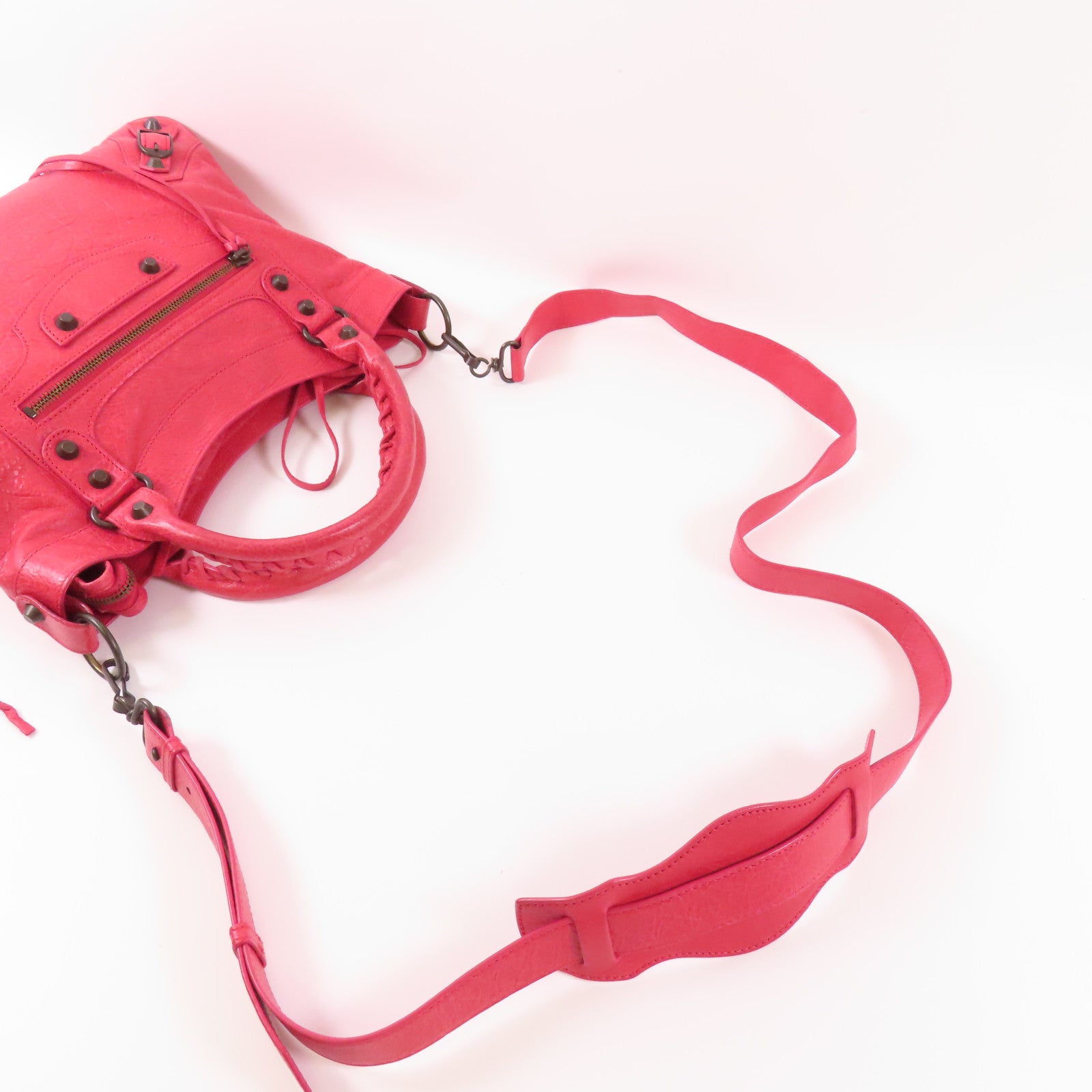 BALENCIAGA 羊皮皮革First 2 Way Shoulder Bag手挽肩背兩用袋
