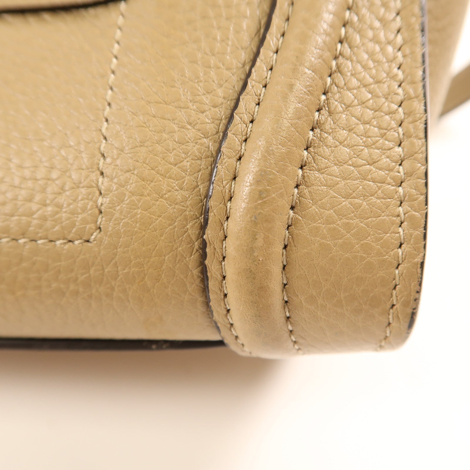 CELINE 牛皮皮革Nano Luggage金扣手挽肩背兩用袋