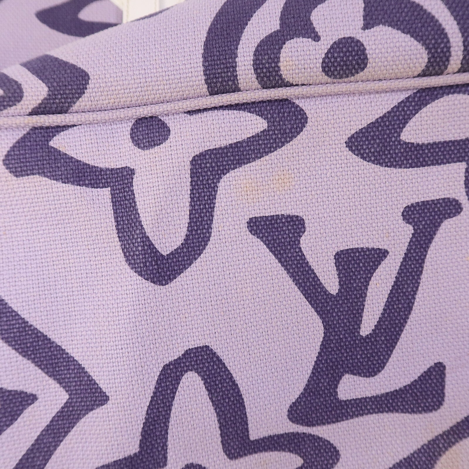 LOUIS VUITTON 帆布Tahitienne GM Lilac手挽袋