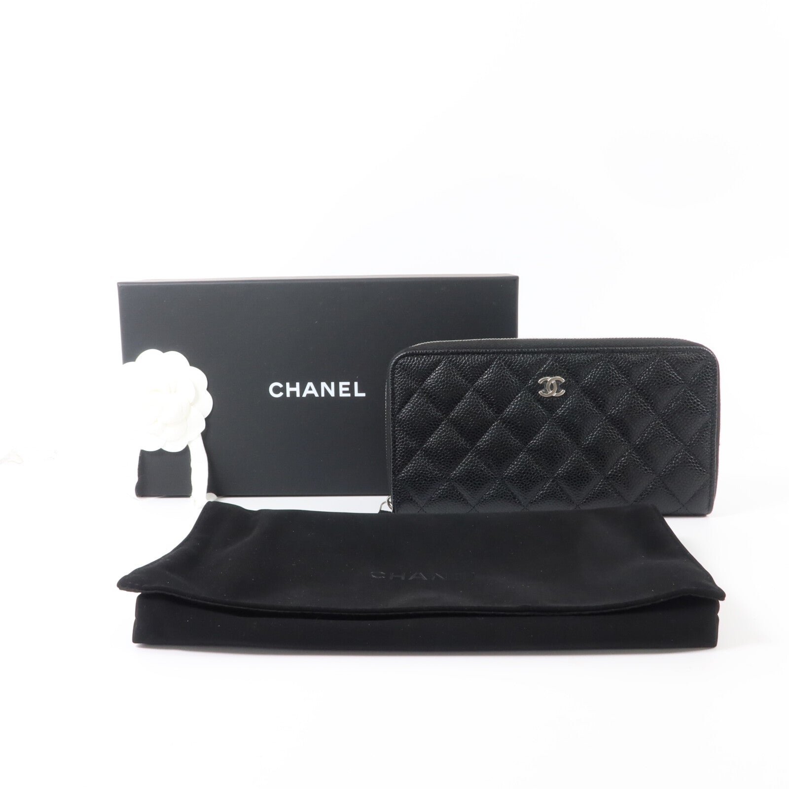 CHANEL 牛皮皮革Classic Long Wallet長錢包