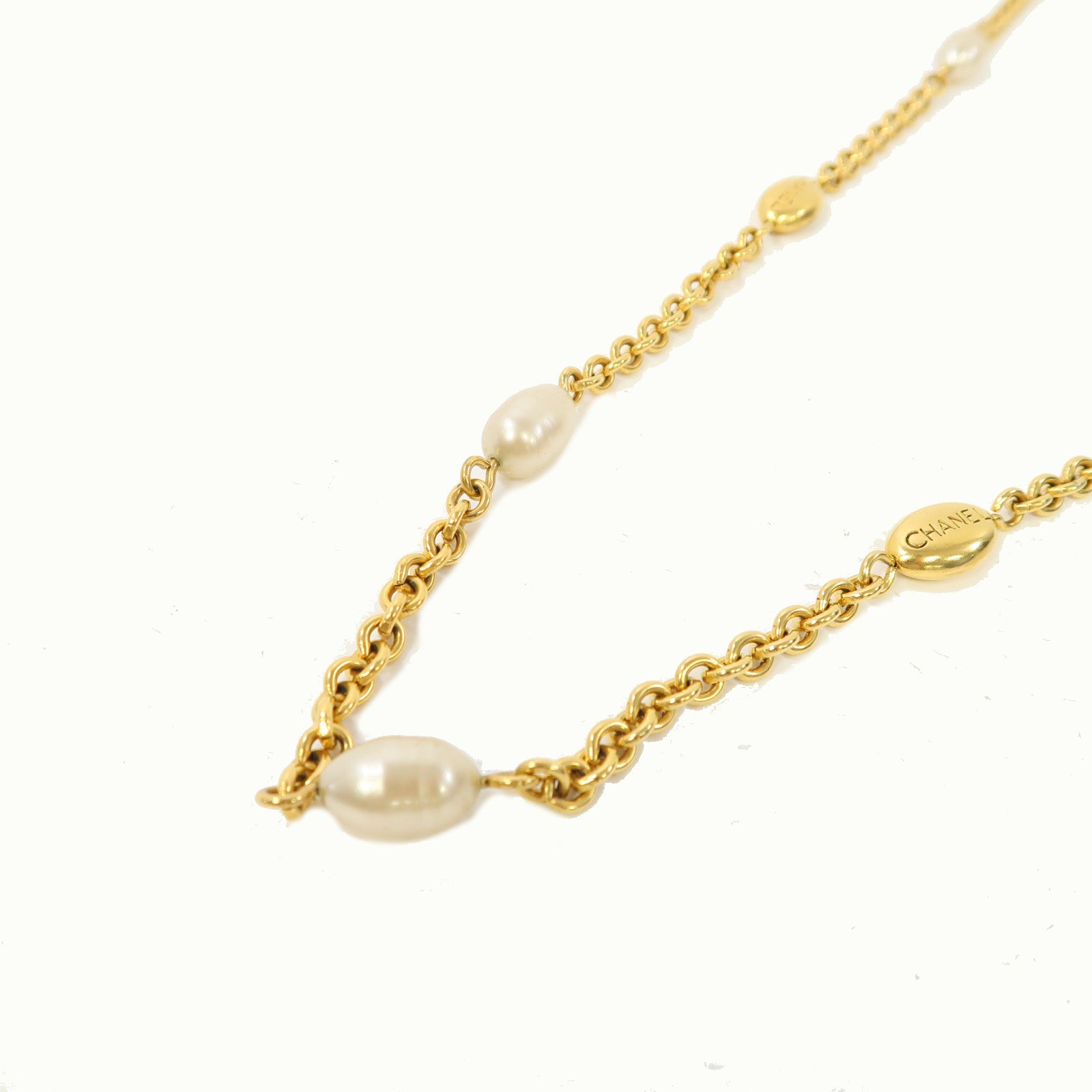 CHANEL 金屬Necklace項鏈金色