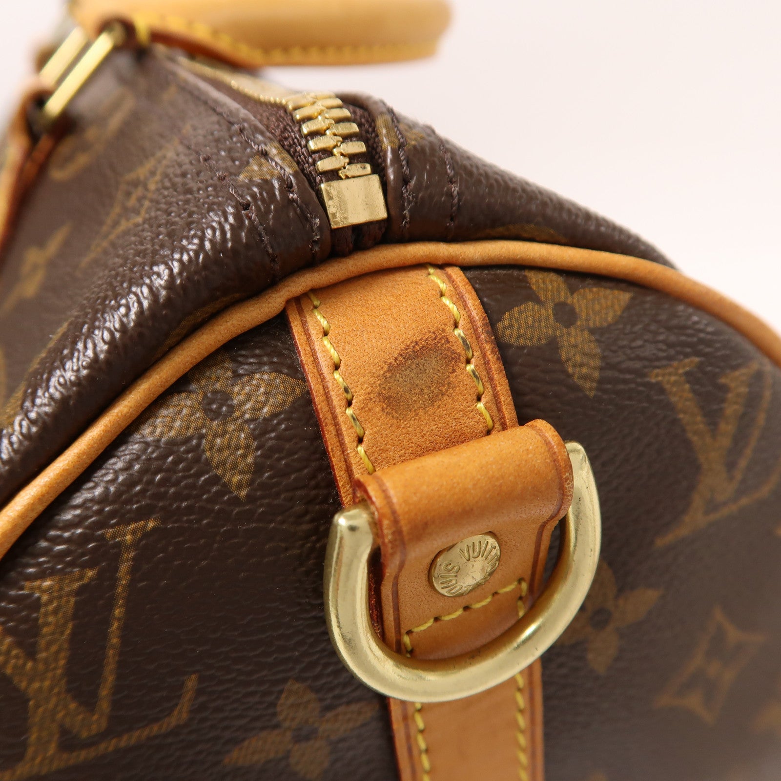 LOUIS VUITTON Monogram Speedy Bandouliere 30金扣手挽肩背兩用袋
