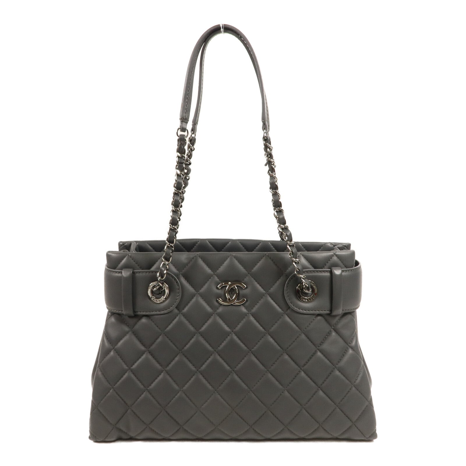 CHANEL 羊皮皮革Shoulder Bag鏈帶肩背袋