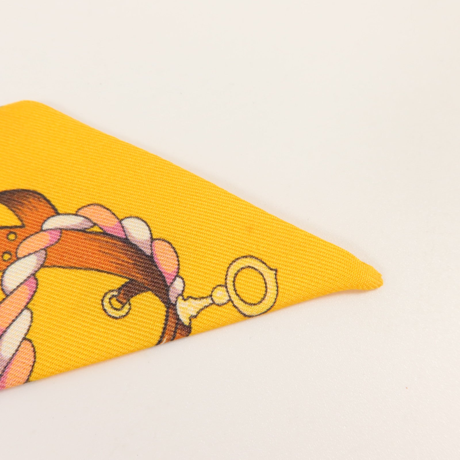 HERMES 絲質Twilly絲巾