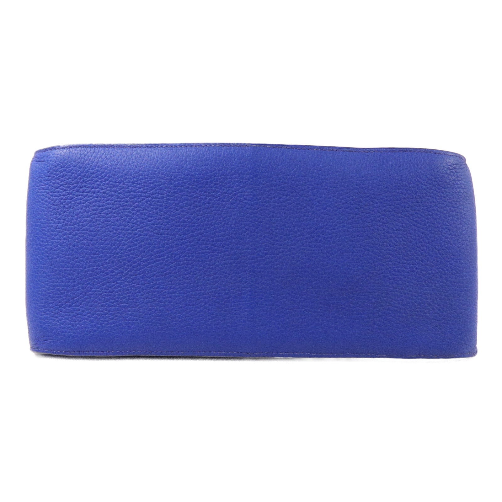 HERMES Clemence皮革Jypsiere 34肩背袋Bleu Electrique
