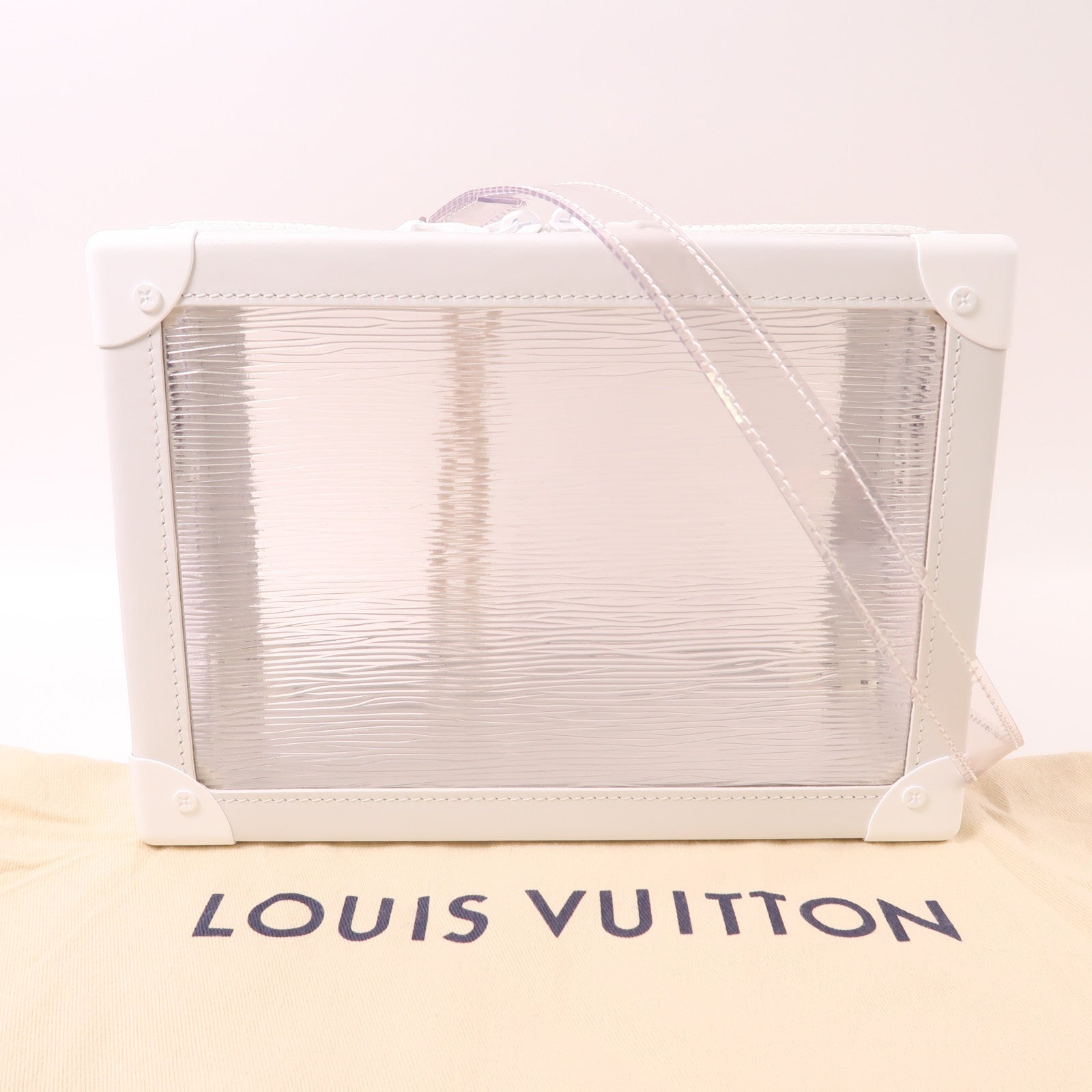 LOUIS VUITTON 【激減優惠】PVC Soft Trunk肩背袋白色