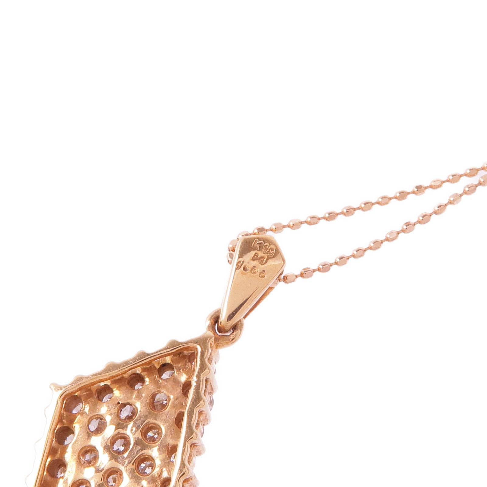 JEWELRY 18K玫瑰金Diamond Necklace鑽石項鍊