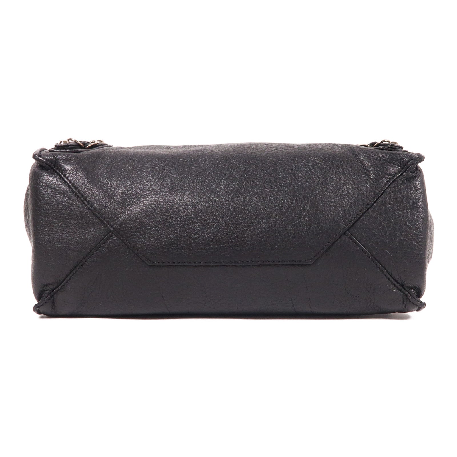 BALENCIAGA 羊皮皮革Papier Mini銀扣手挽肩背兩用袋