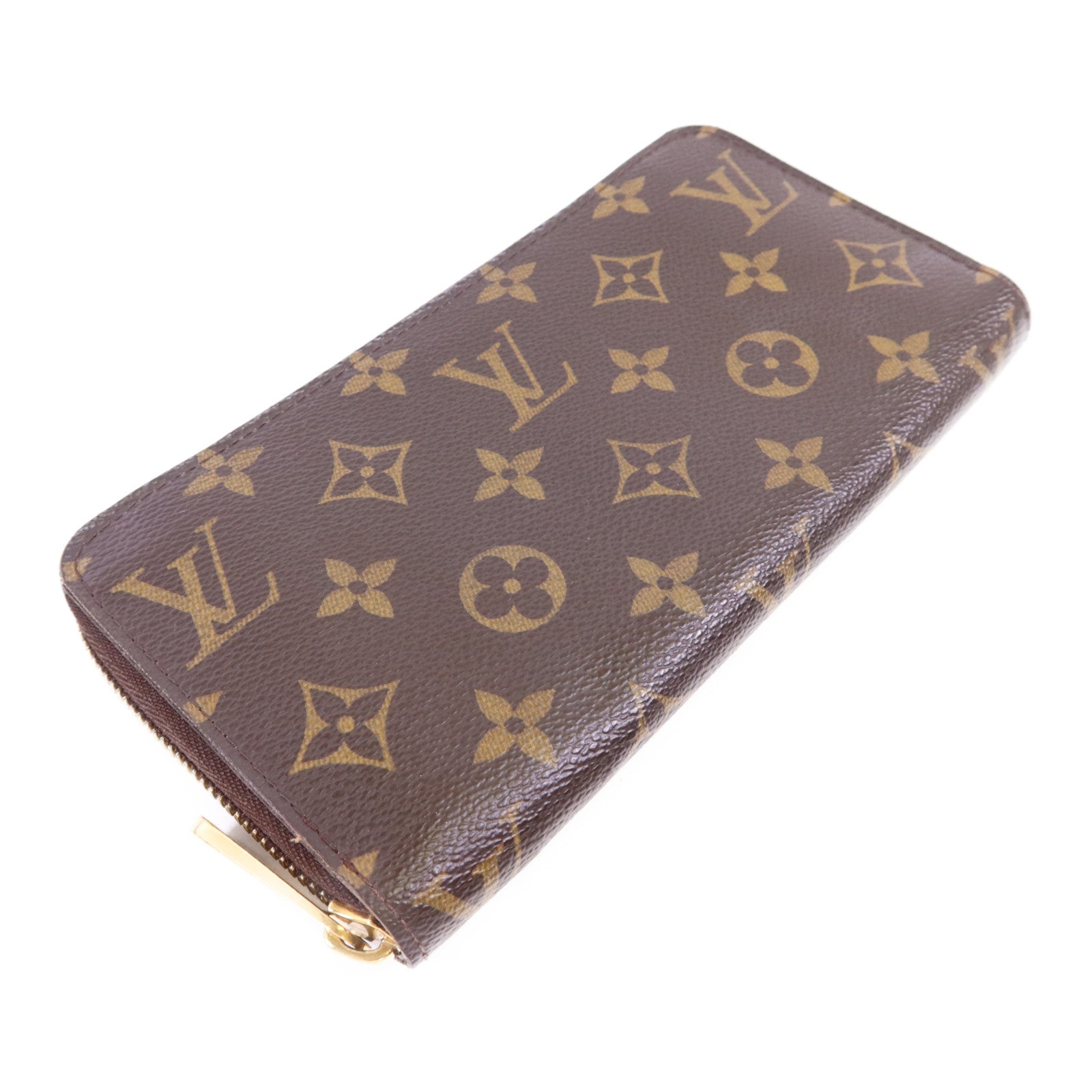 LOUIS VUITTON Monogram Zipper Long Wallet金扣長錢包