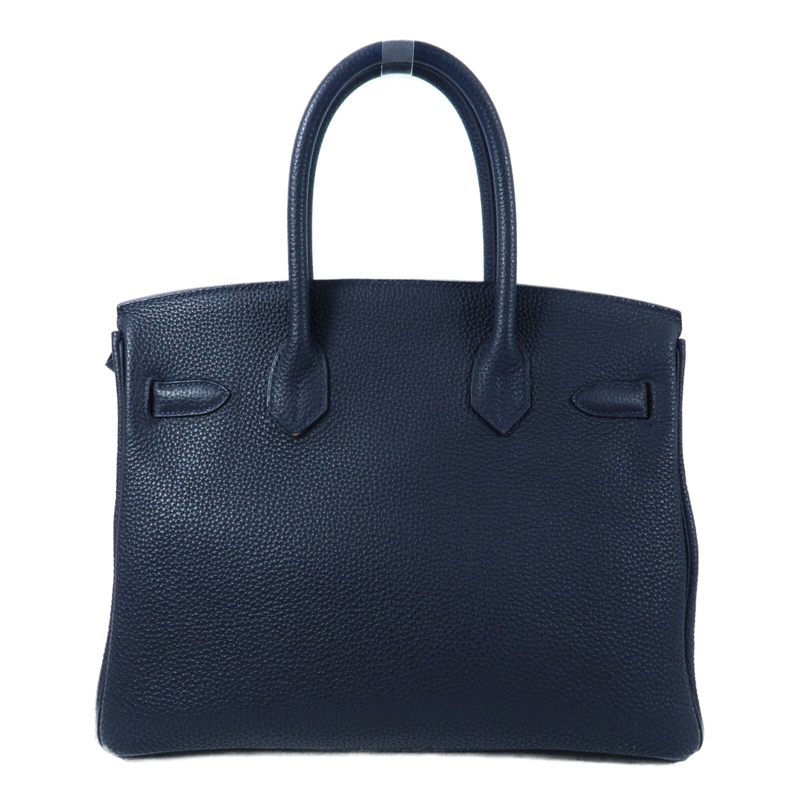 HERMES HERMES Togo皮革Birkin 30銀扣手挽袋Bleu ZelligeEtain