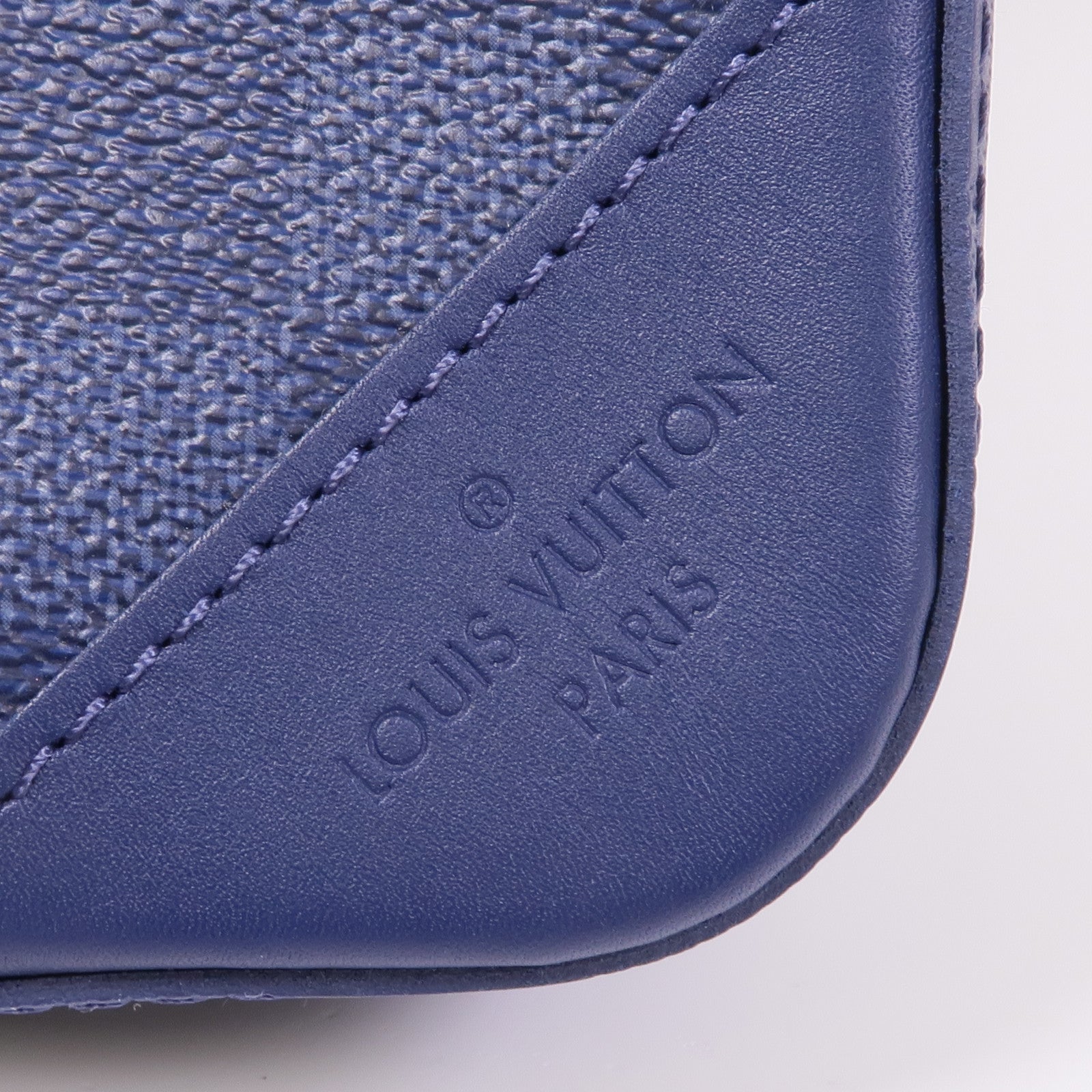 LOUIS VUITTON Damier Squared Trio Shoulder Bag銀扣肩背袋