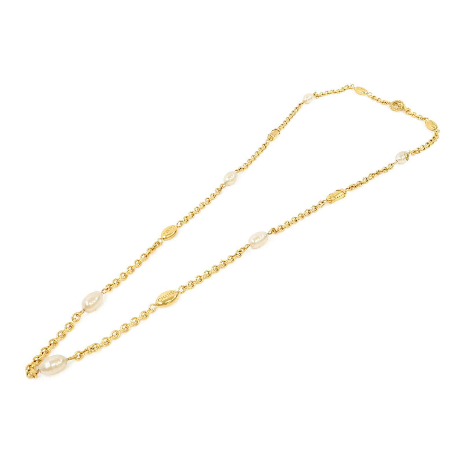 CHANEL 金屬Necklace項鏈金色