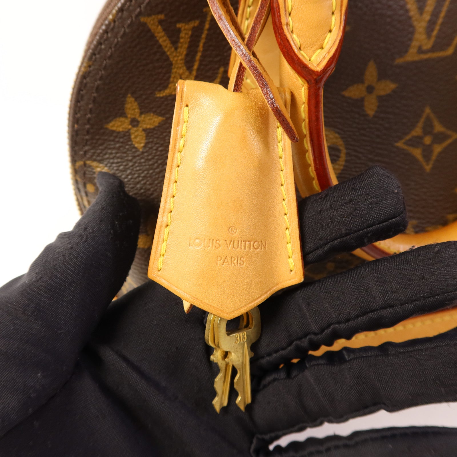 LOUIS VUITTON Monogram Alma BB金扣手挽肩背兩用袋