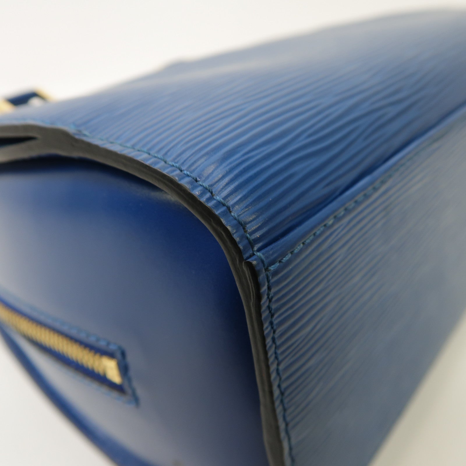 LOUIS VUITTON Epi Pont Neuf金扣手挽袋藍色
