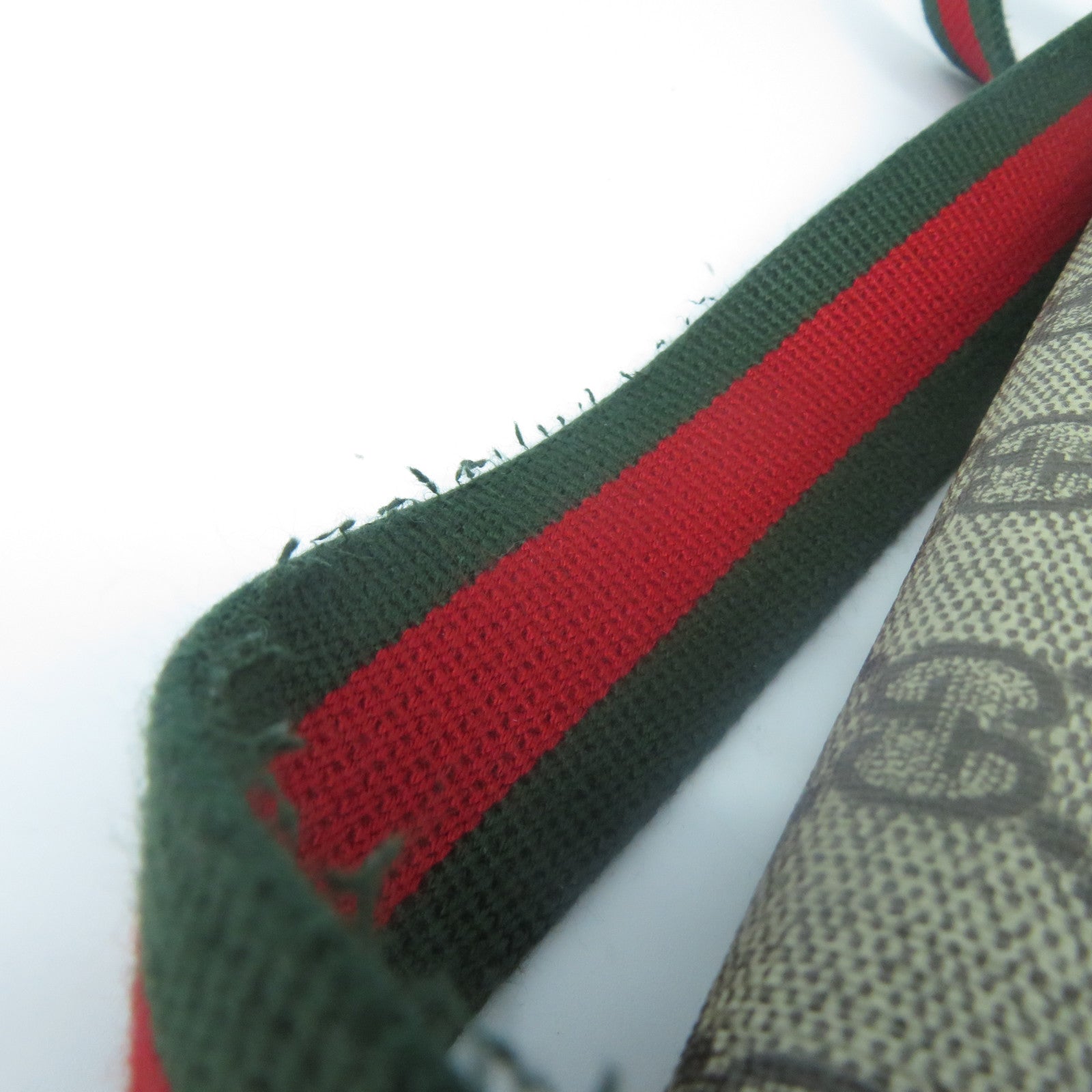GUCCI 塗層帆布Waist Bag金扣腰包啡色