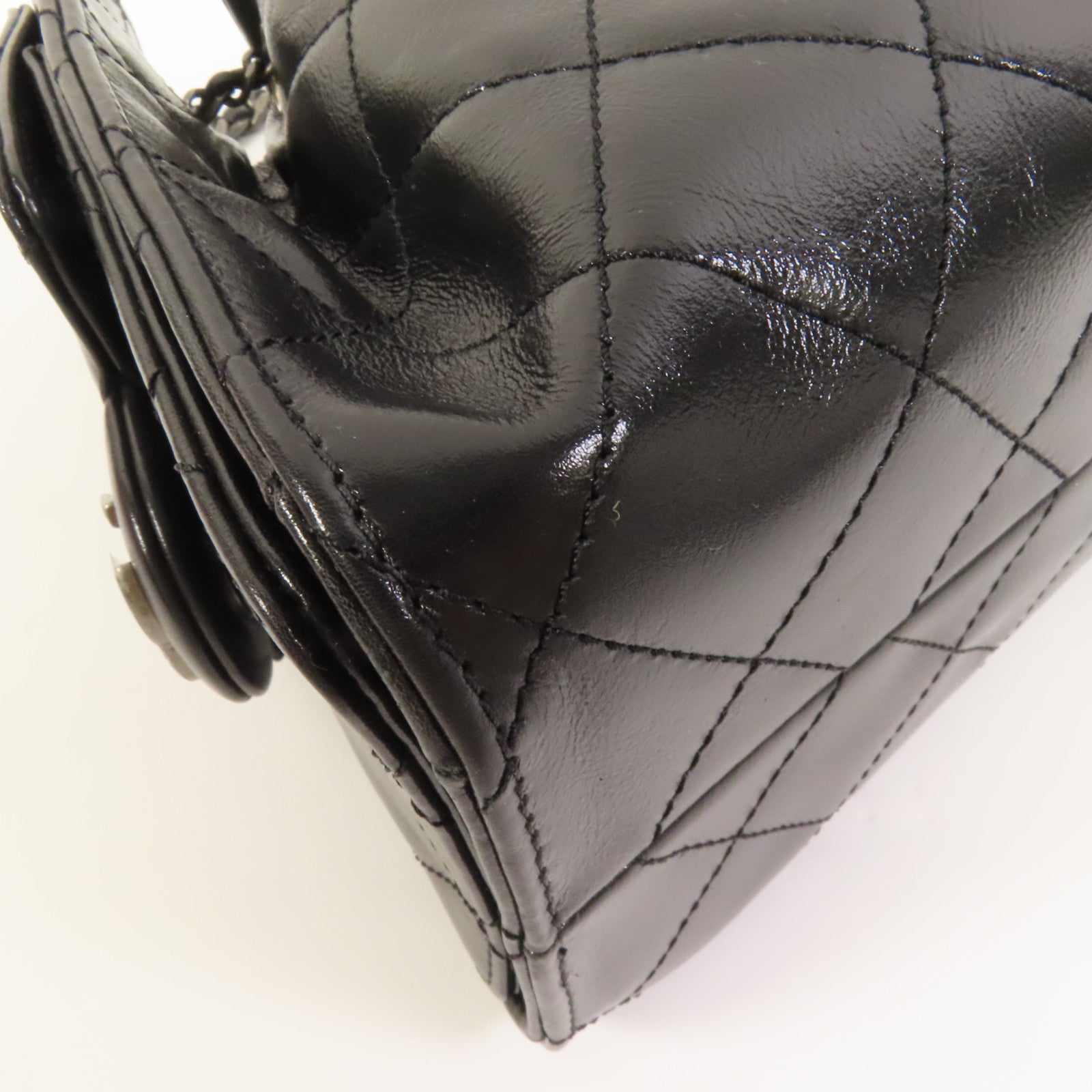 CHANEL 牛皮皮革Chanel 25 Mini金扣鏈帶肩背袋