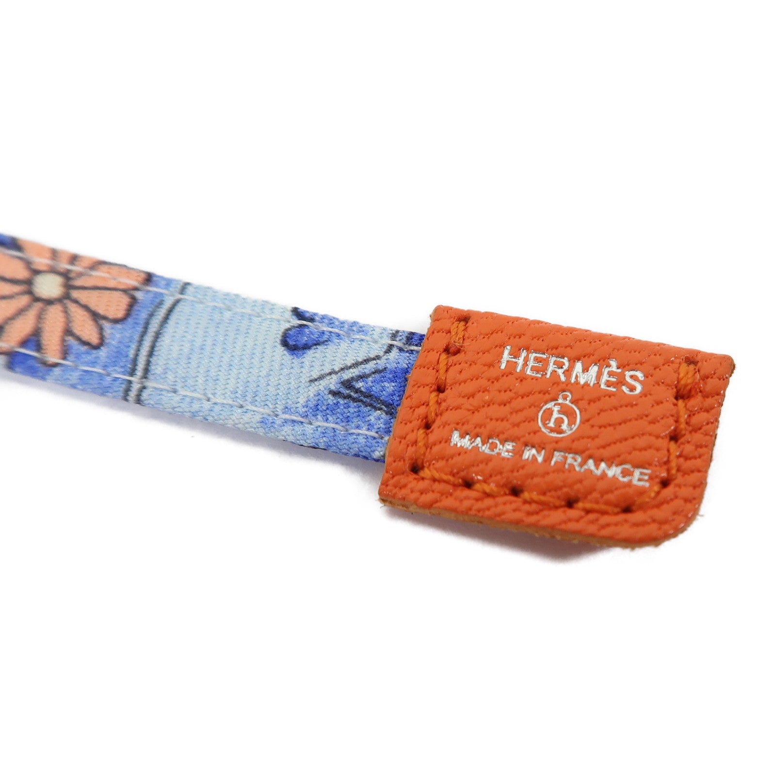 HERMES 絲質/皮革Not Sleepy Butterfly Travel Mask眼罩藍色