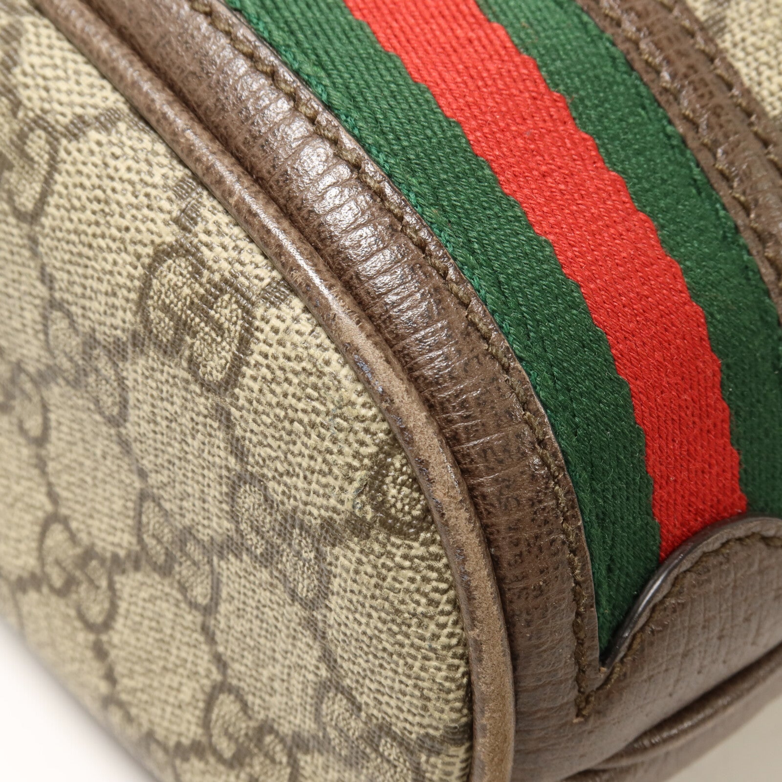 GUCCI 塗層帆布Ophidia Bucket手挽肩背兩用袋