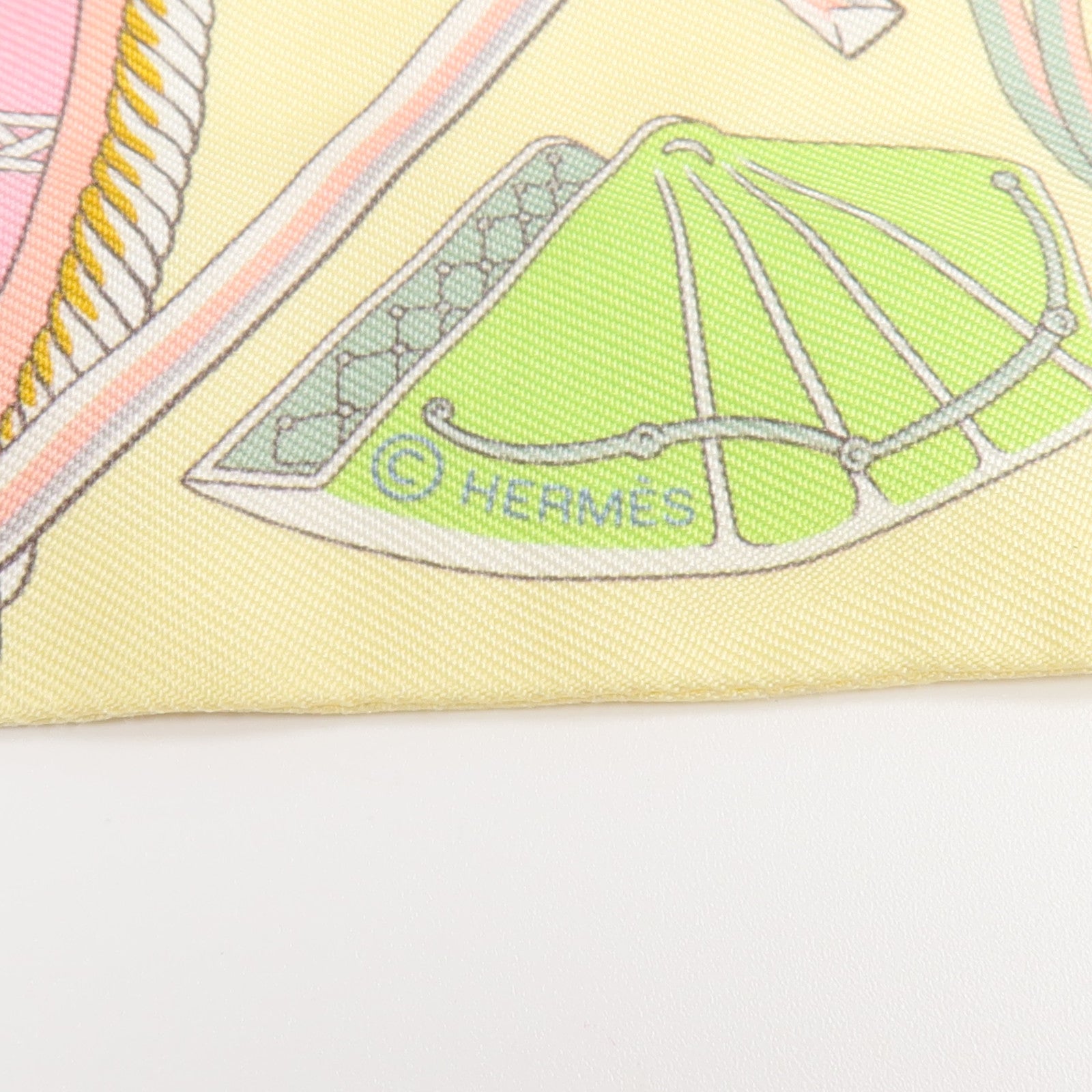 HERMES 絲質Twilly絲巾