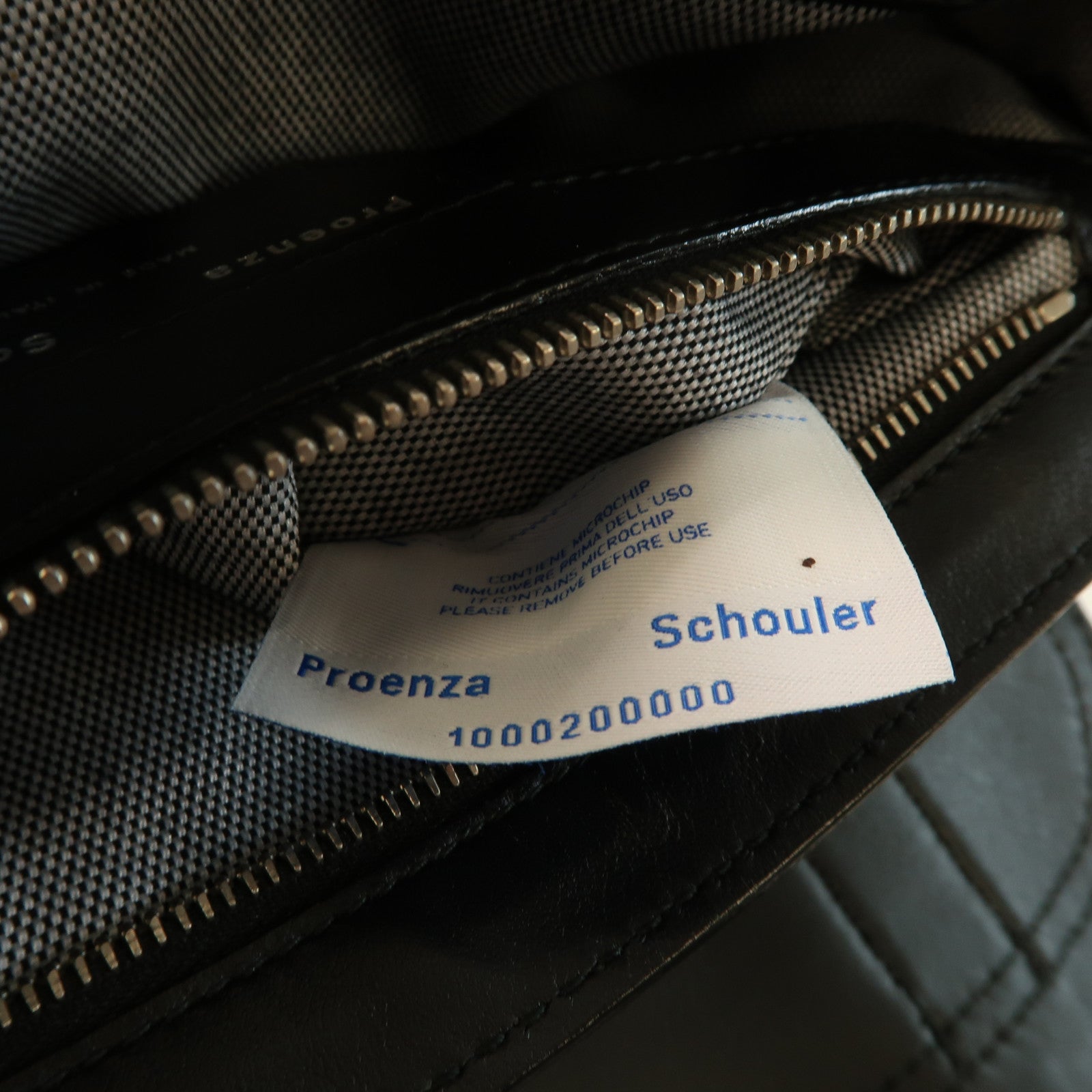 SELECTION 牛皮皮革Proenza Schoulder銀扣手挽肩背兩用袋灰色