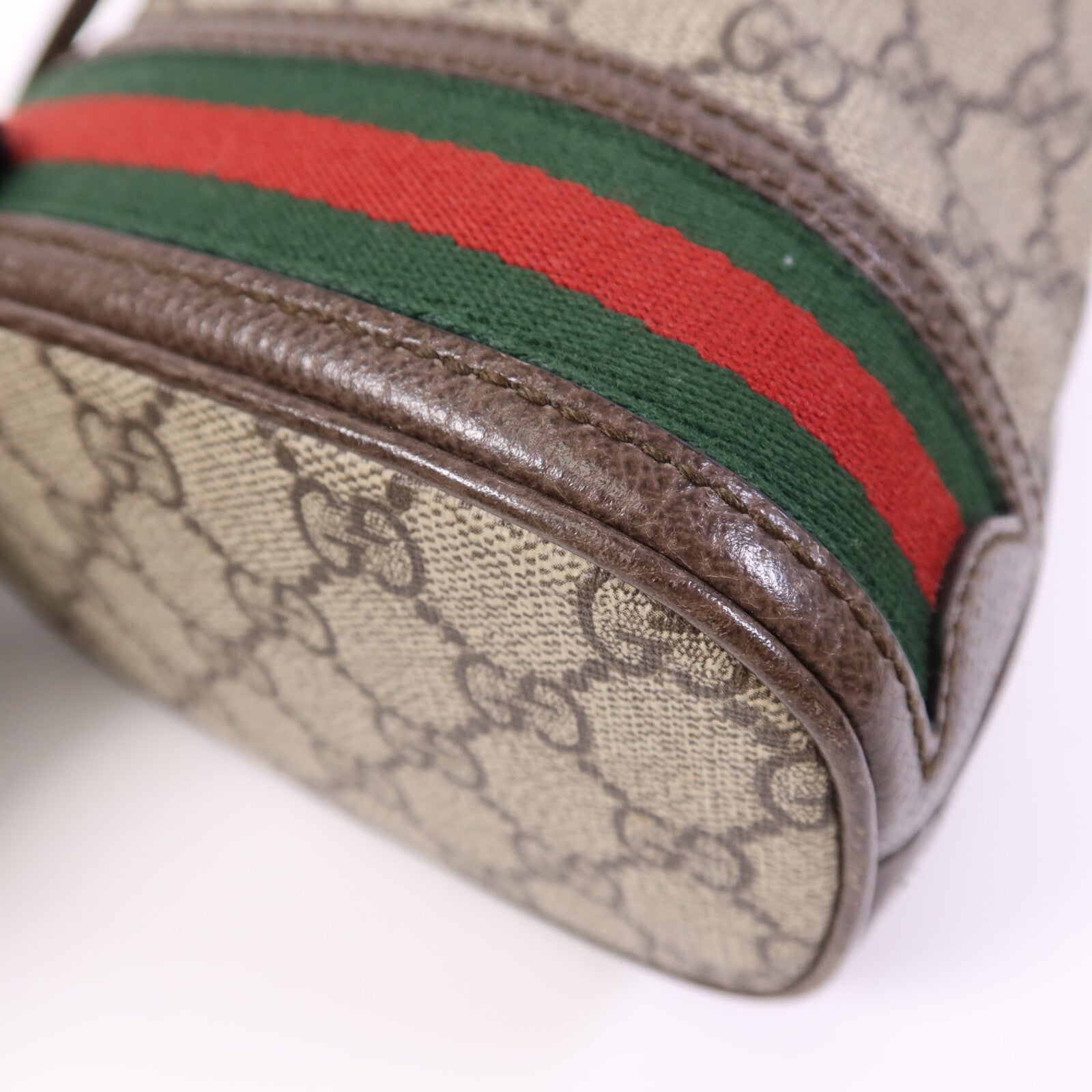 GUCCI 塗層帆布Ophidia Mini Bucket金扣肩背袋