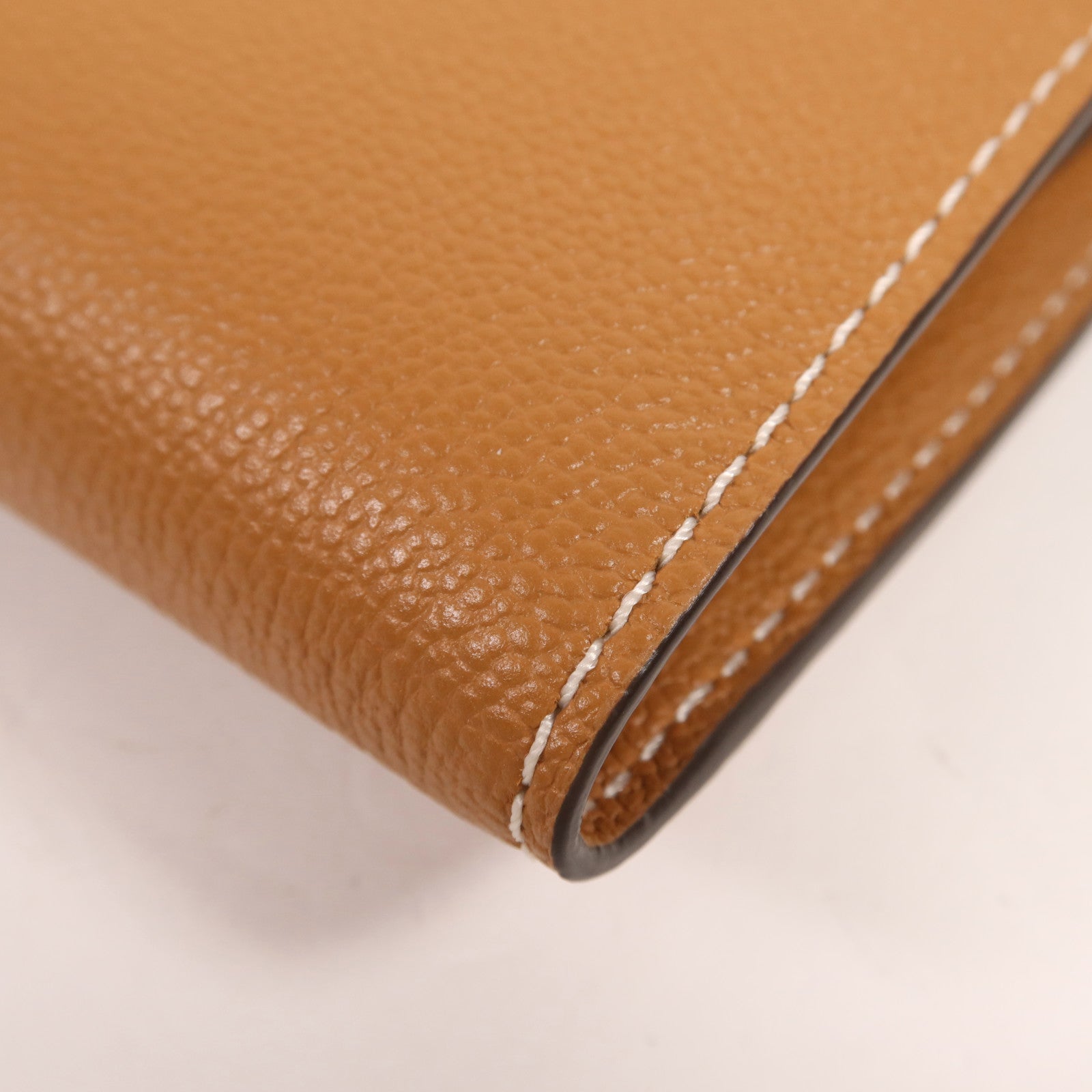 Delvaux 牛皮皮革Brillant Compact Wallet金扣錢包