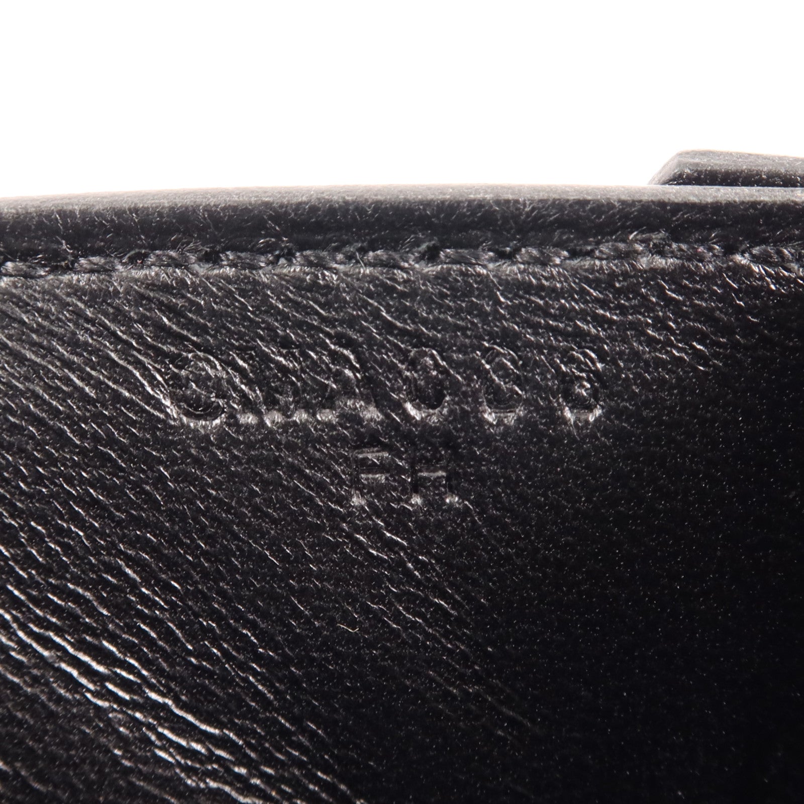 HERMES Epsom皮革Verrou 23銀扣肩背袋Noir