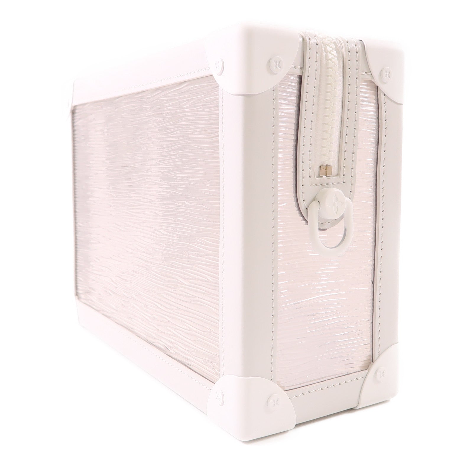 LOUIS VUITTON PVC Soft Trunk肩背袋白色