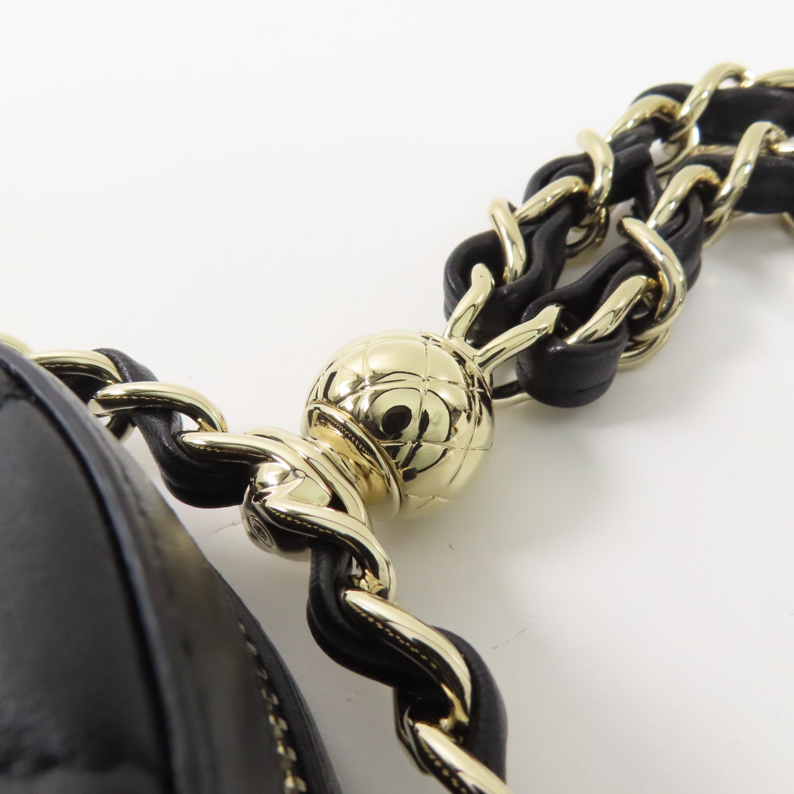 CHANEL 【激減優惠】羊皮皮革Handbag金扣手挽袋