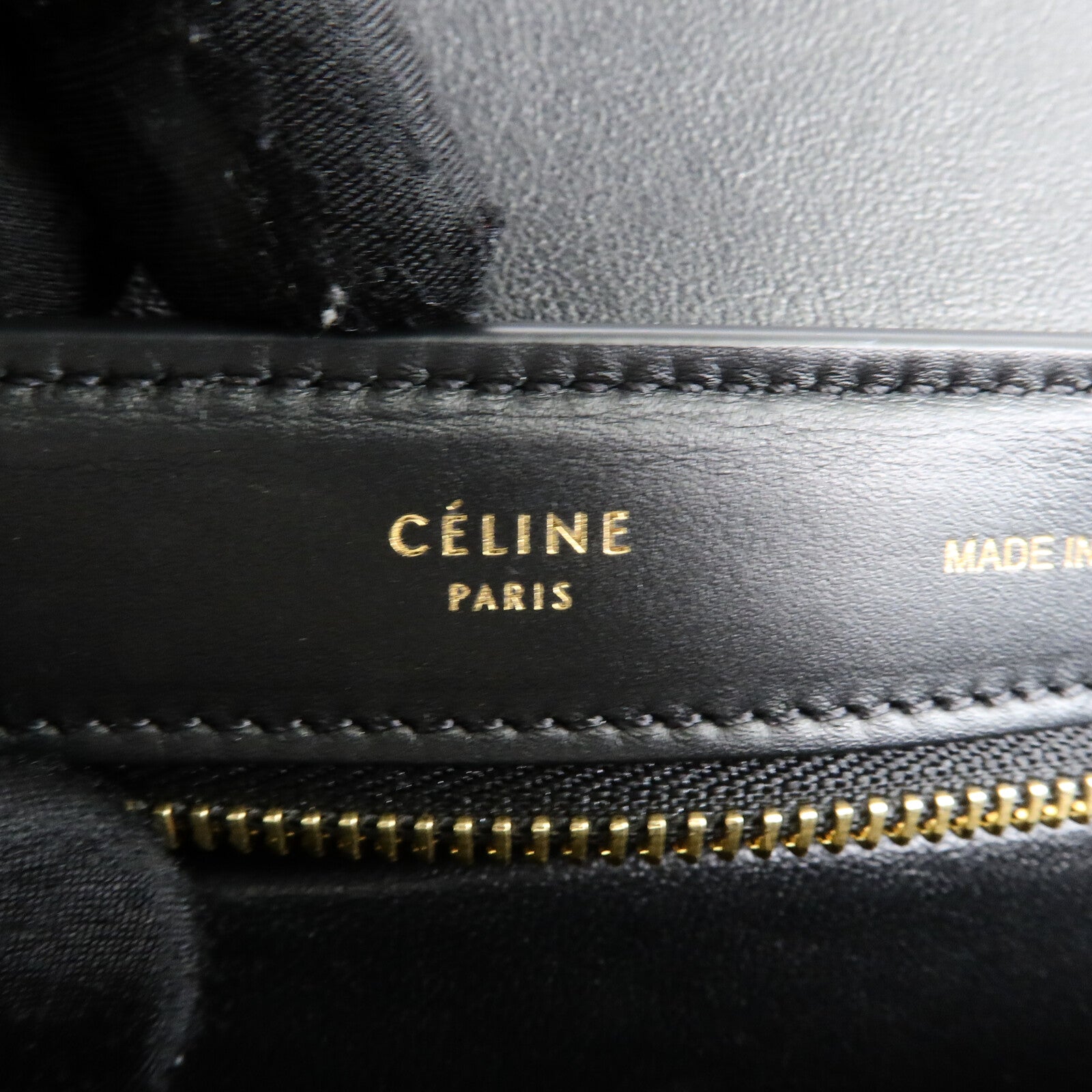 CELINE 牛皮皮革Trapeze Small手挽肩背兩用袋