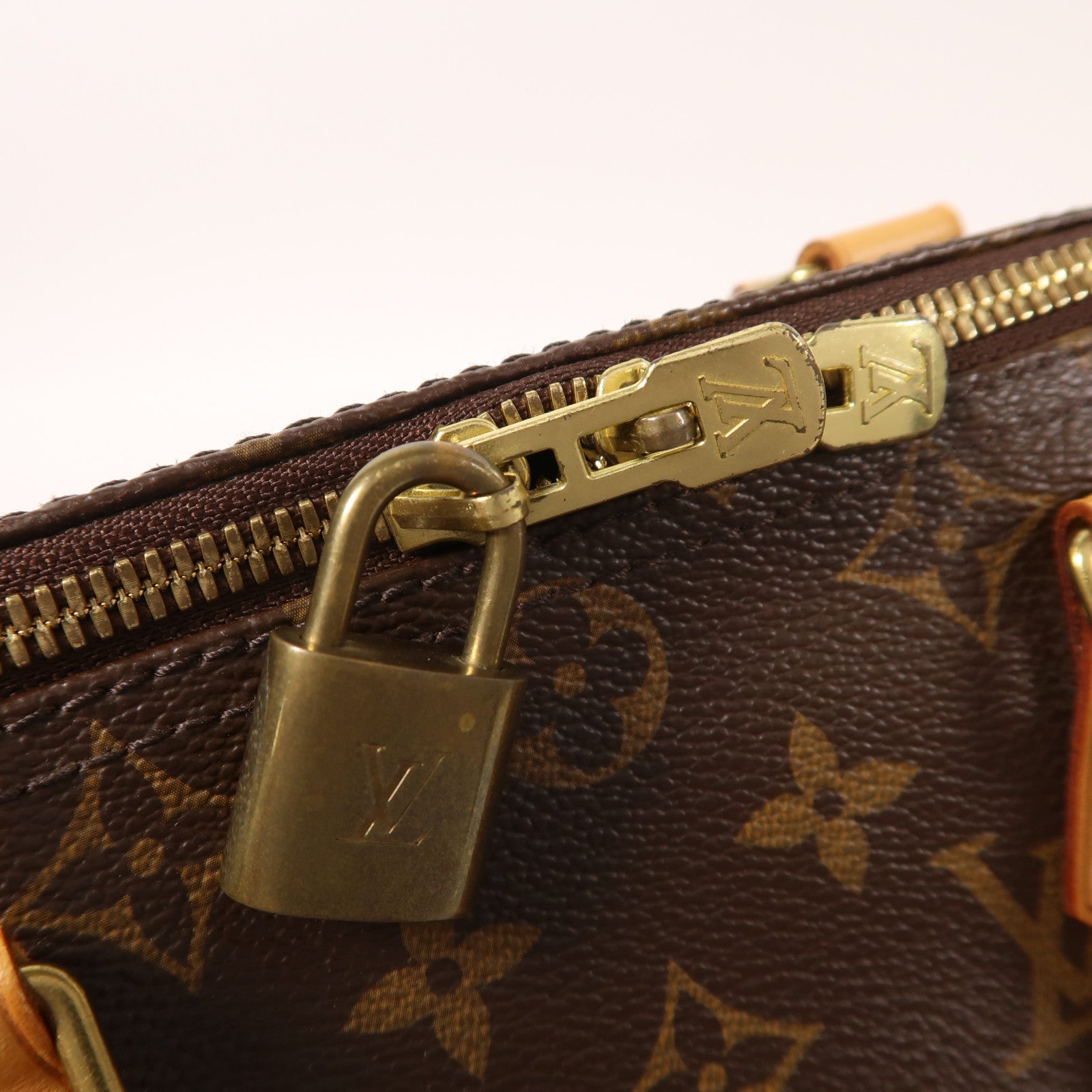 LOUIS VUITTON Monogram Speedy Bandouliere 30金扣手挽肩背兩用袋