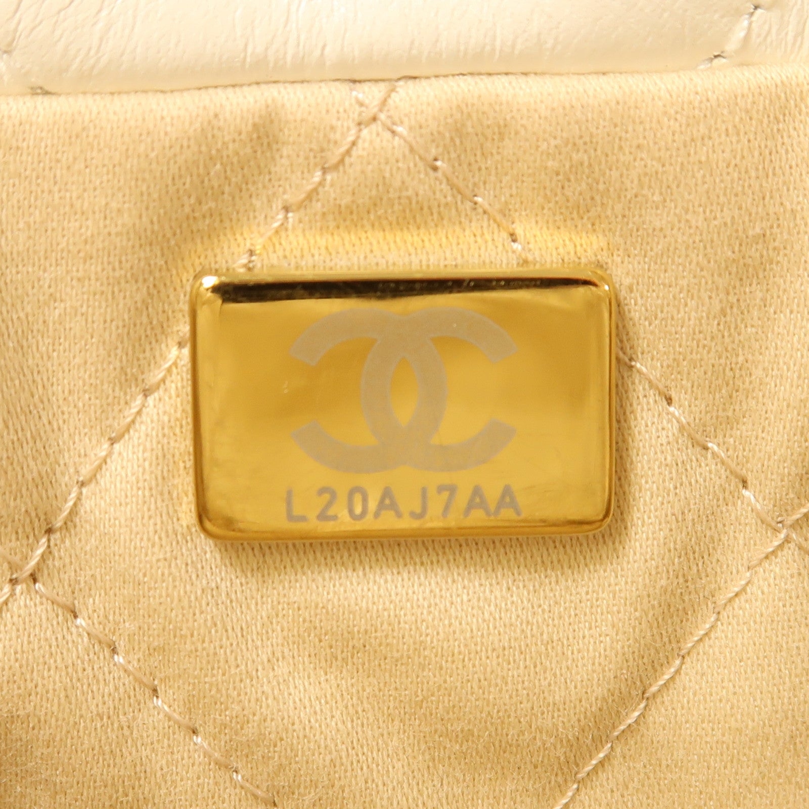 CHANEL 牛皮皮革Chanel 22 Mini金扣鏈帶肩背袋