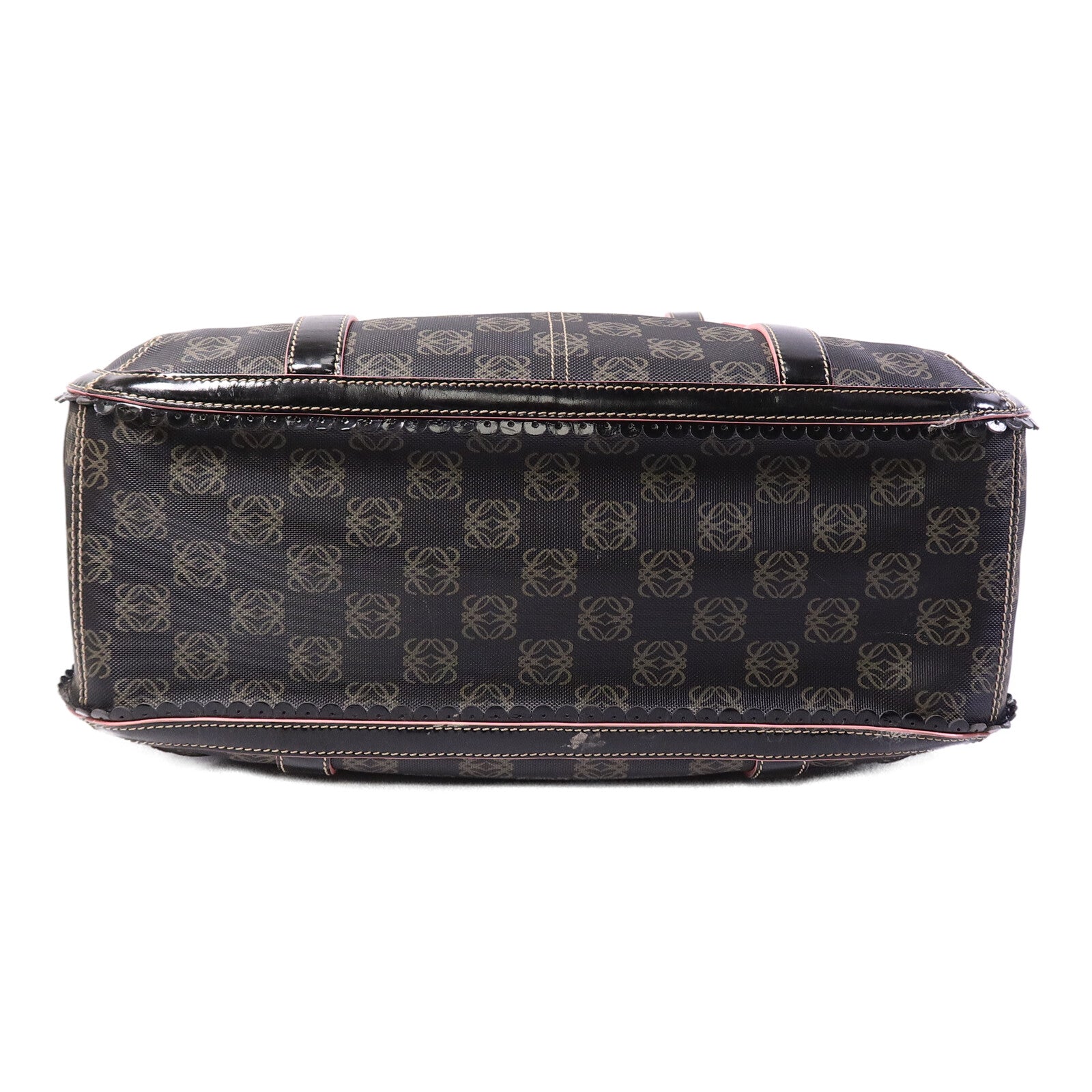 LOEWE 帆布Anagram Shoulder Bag肩背袋