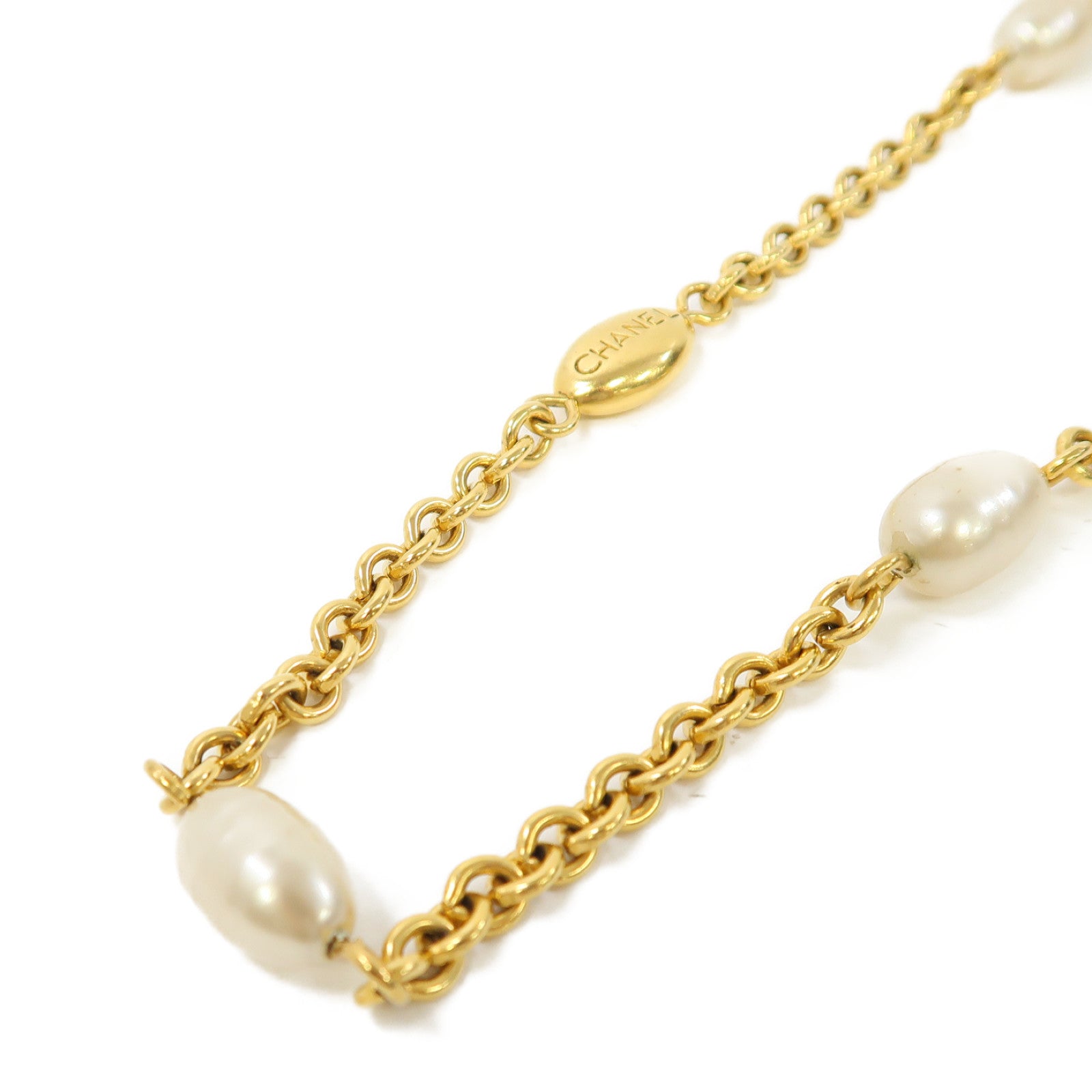 CHANEL 金屬Necklace項鏈金色
