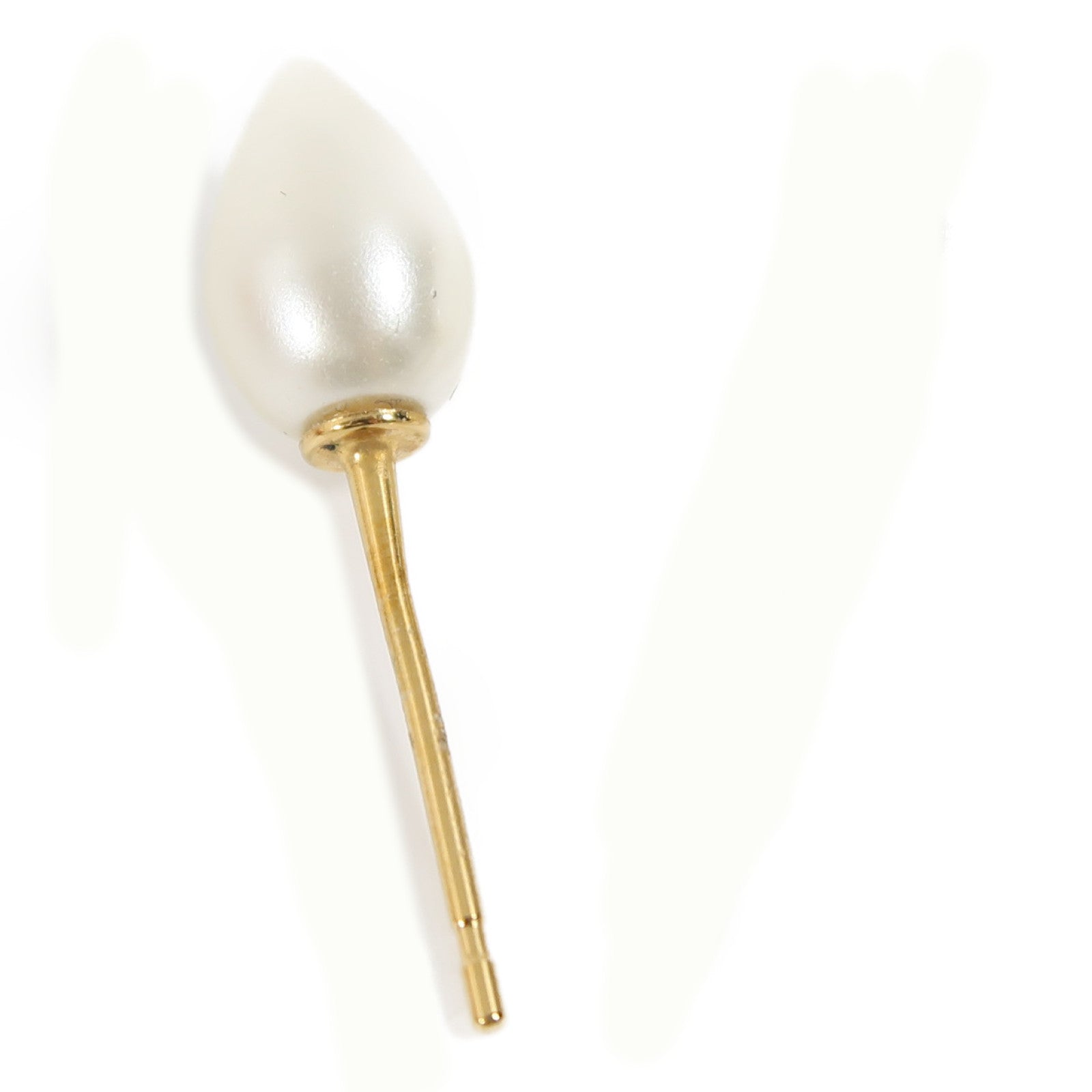 LOUIS VUITTON 金屬Earrings耳環金色/白色