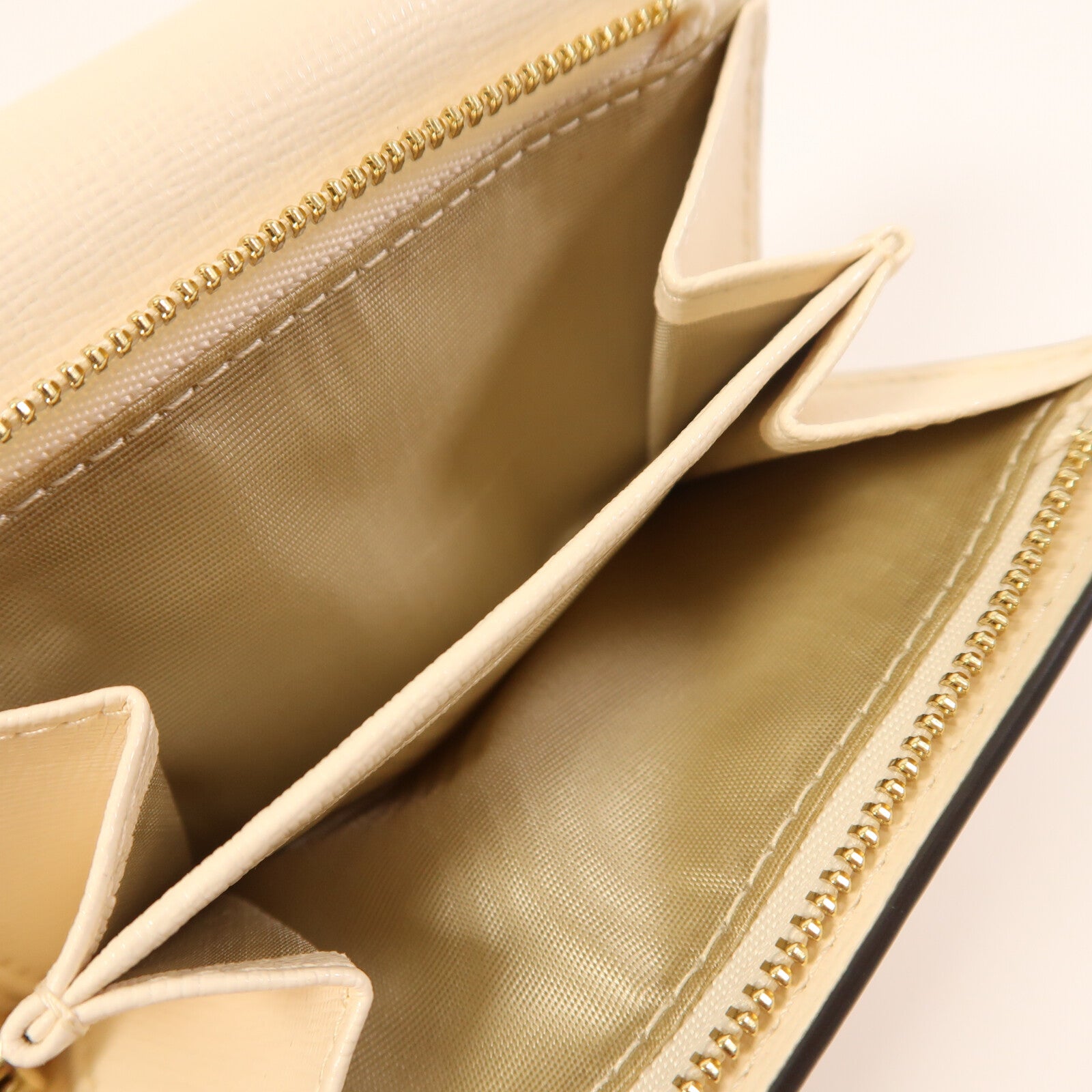 Furla 牛皮皮革Wallet金扣錢包