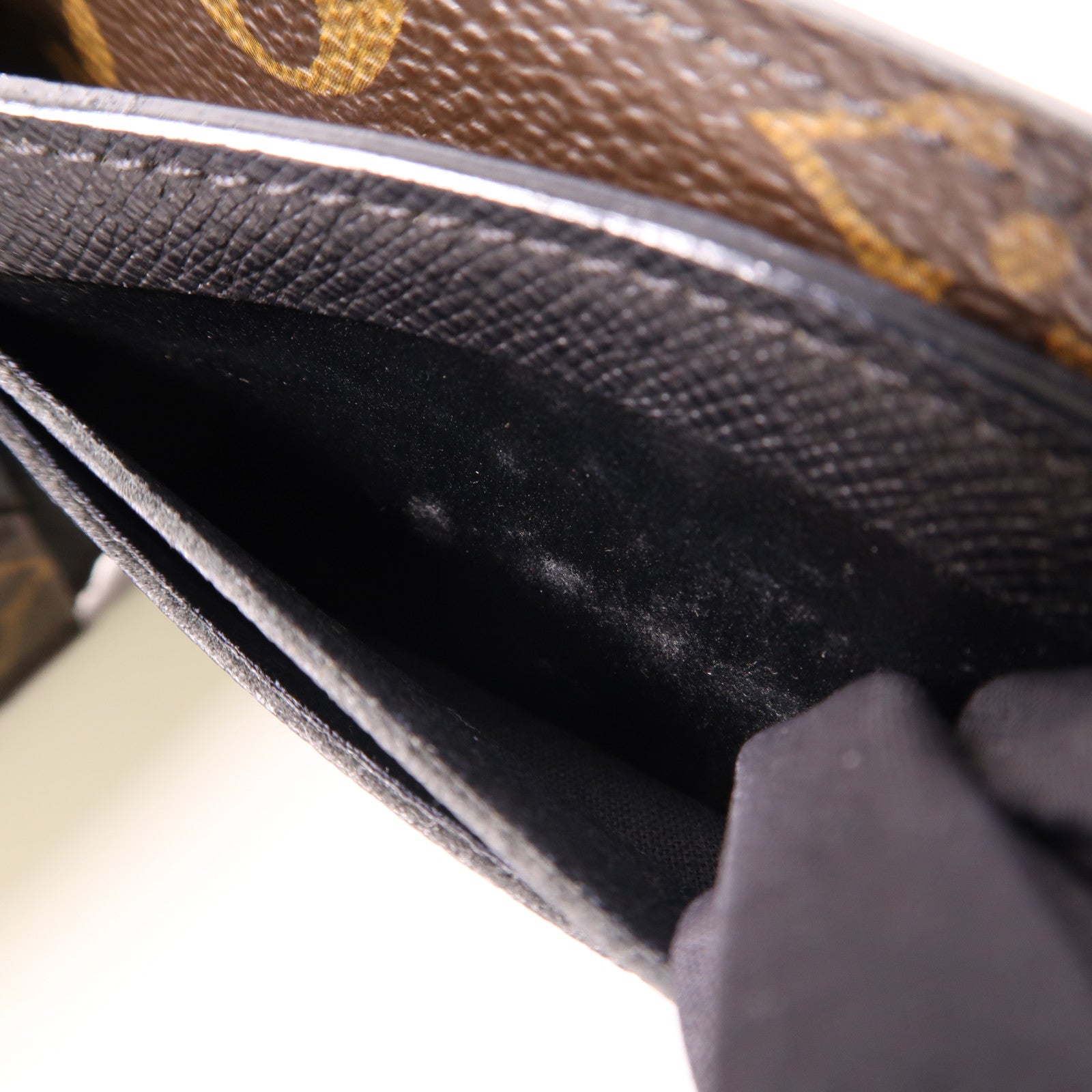 LOUIS VUITTON LV Gasper Wallet M93801 Monogram Macassar Brown