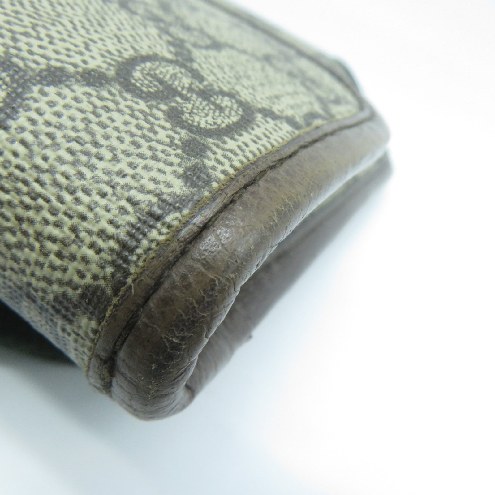 GUCCI 塗層帆布Waist Bag金扣腰包啡色