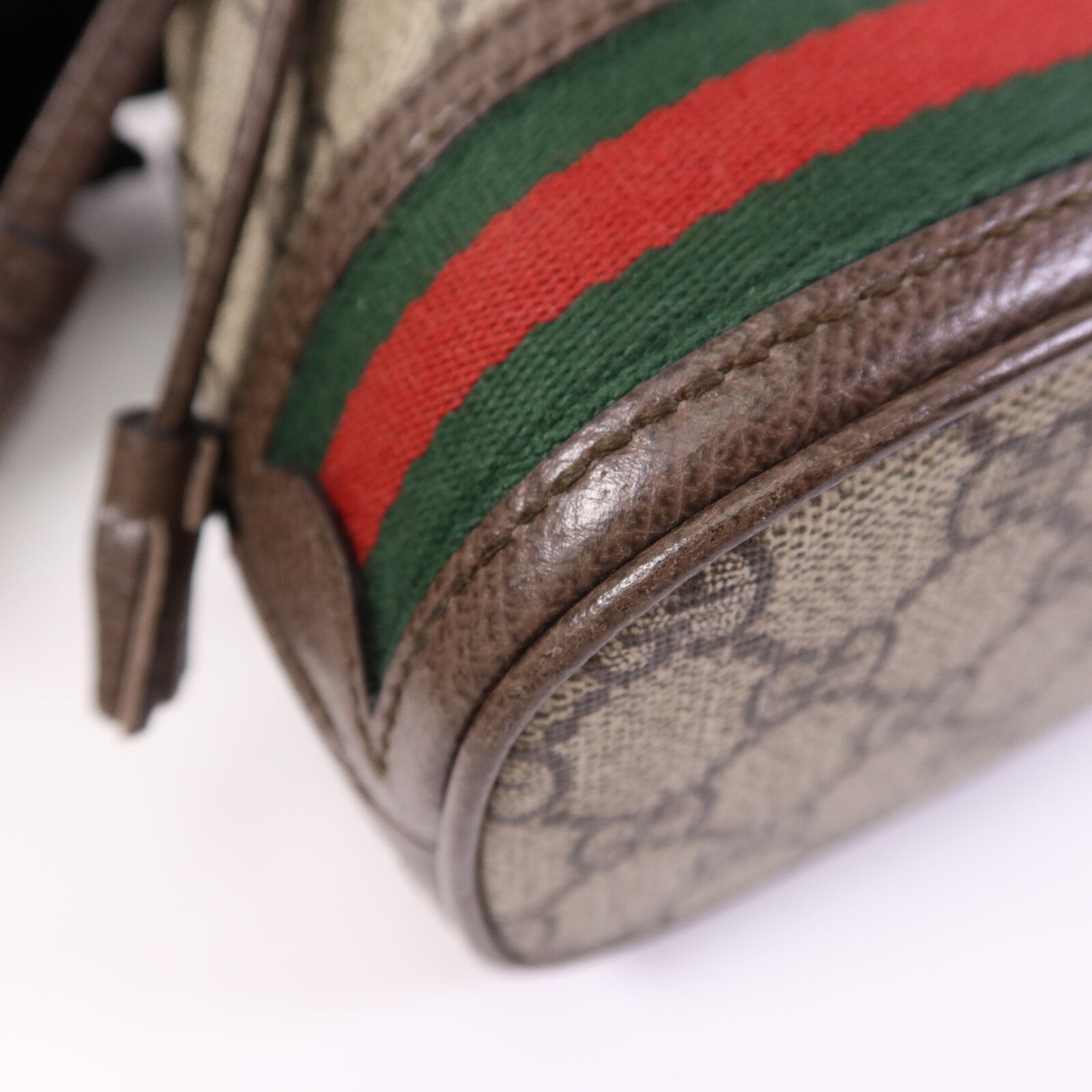 GUCCI 塗層帆布Ophidia Mini Bucket金扣肩背袋