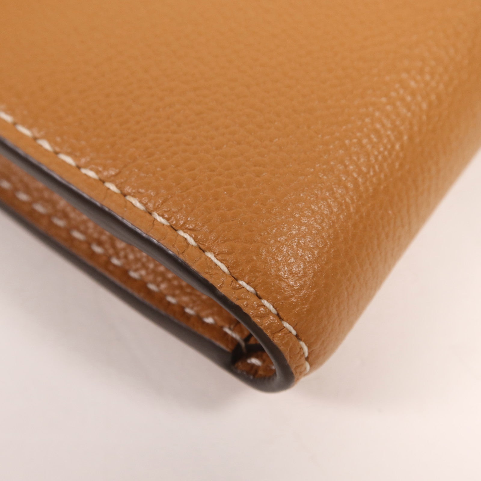 Delvaux 牛皮皮革Brillant Compact Wallet金扣錢包