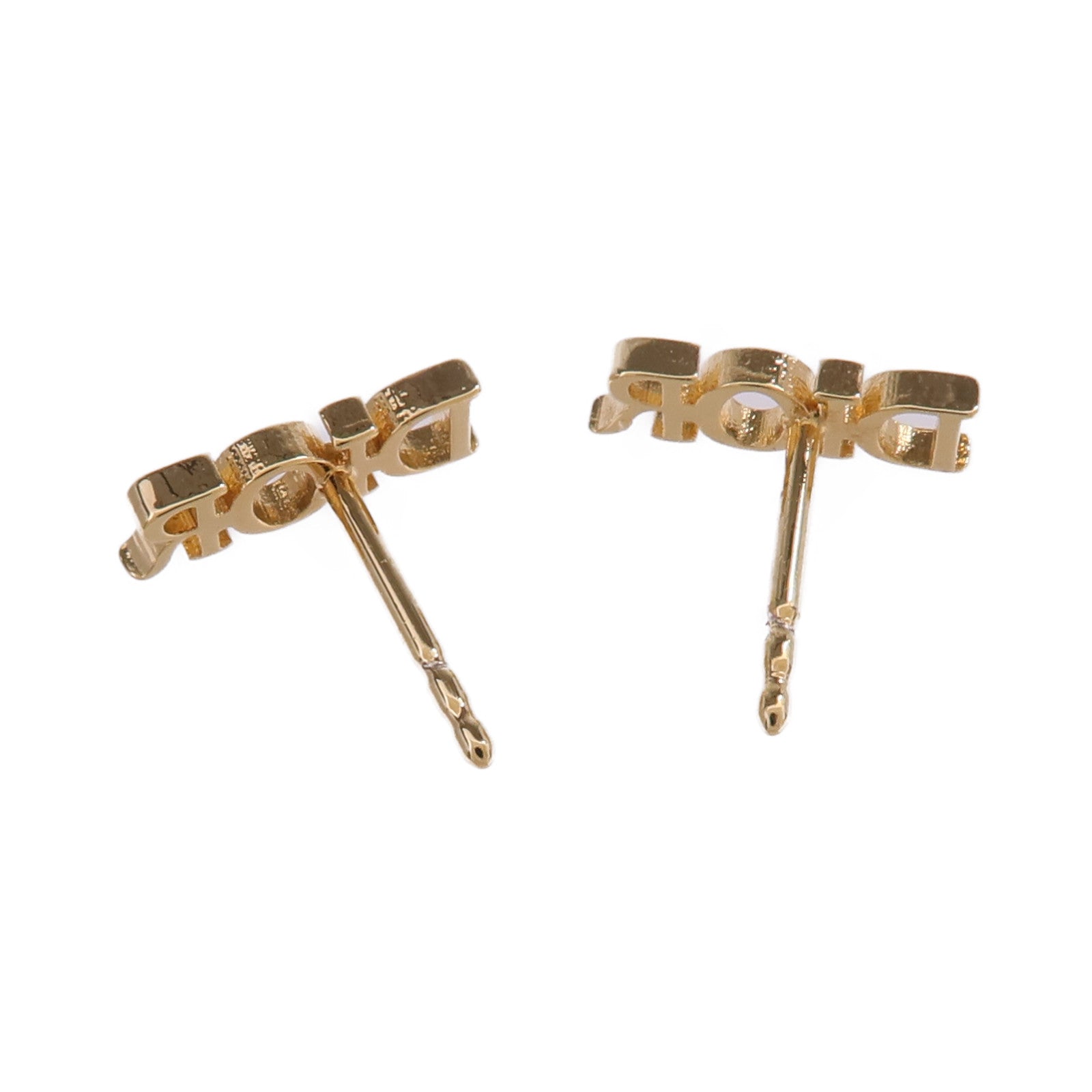 Dior 金屬/水晶Pierced Earring耳環