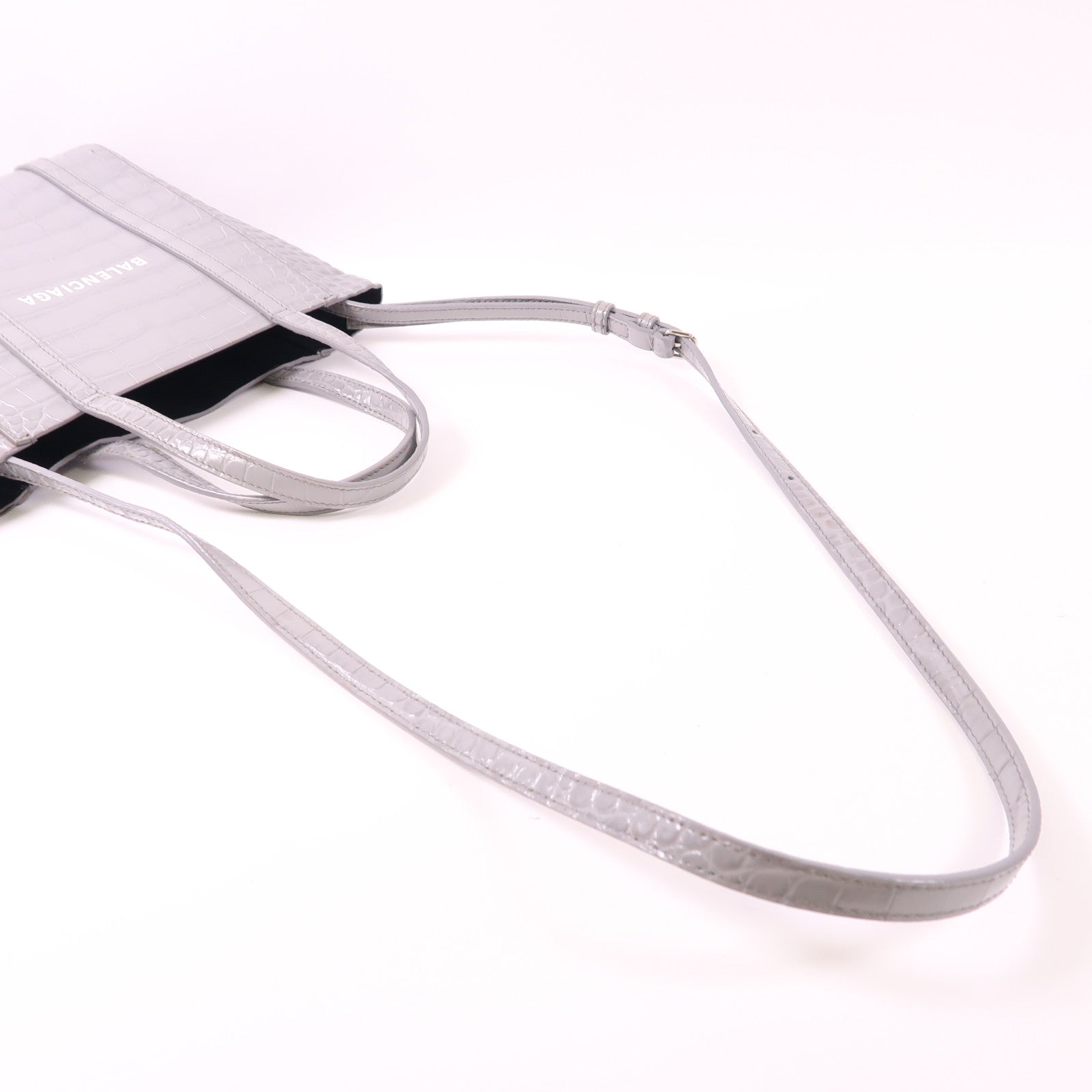 BALENCIAGA 牛皮皮革Everyday XXS Tote Bag銀扣手挽肩背兩用袋