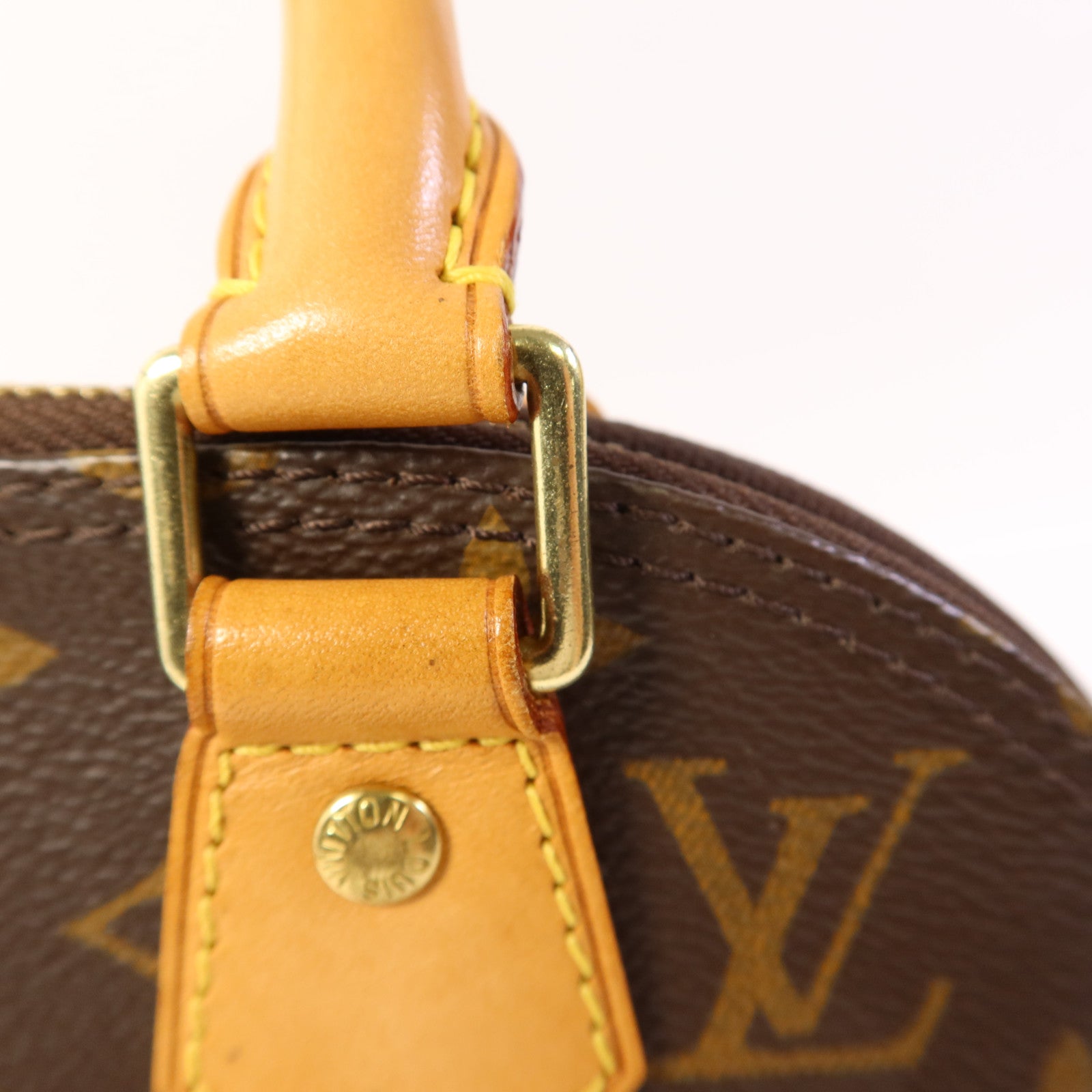 LOUIS VUITTON Monogram Alma BB金扣手挽肩背兩用袋