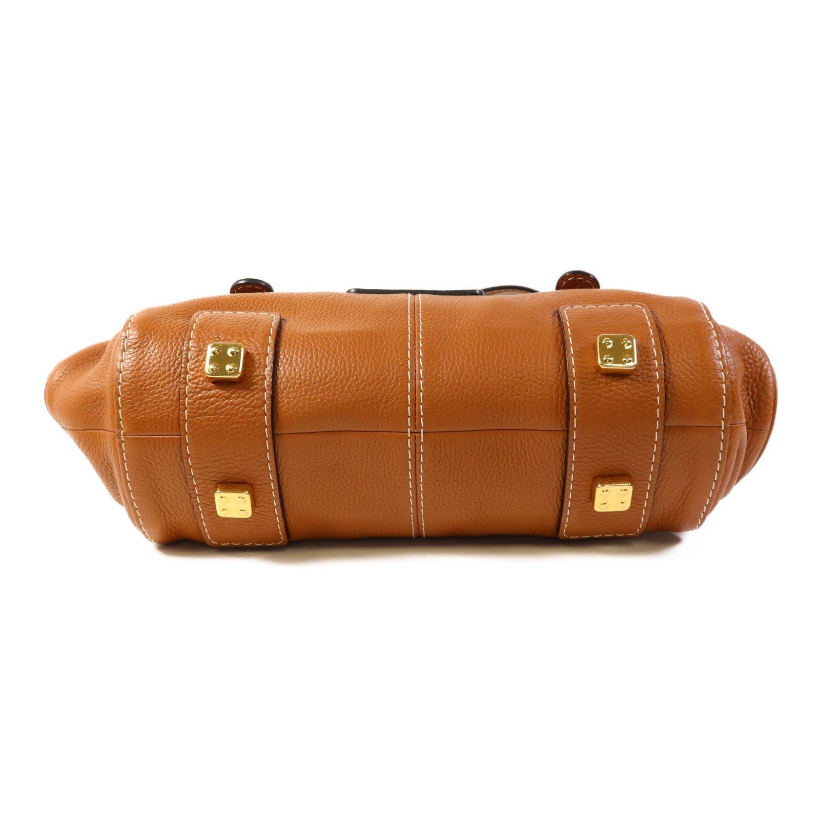 LOEWE 牛皮皮革Shoulder Bag金扣肩背袋